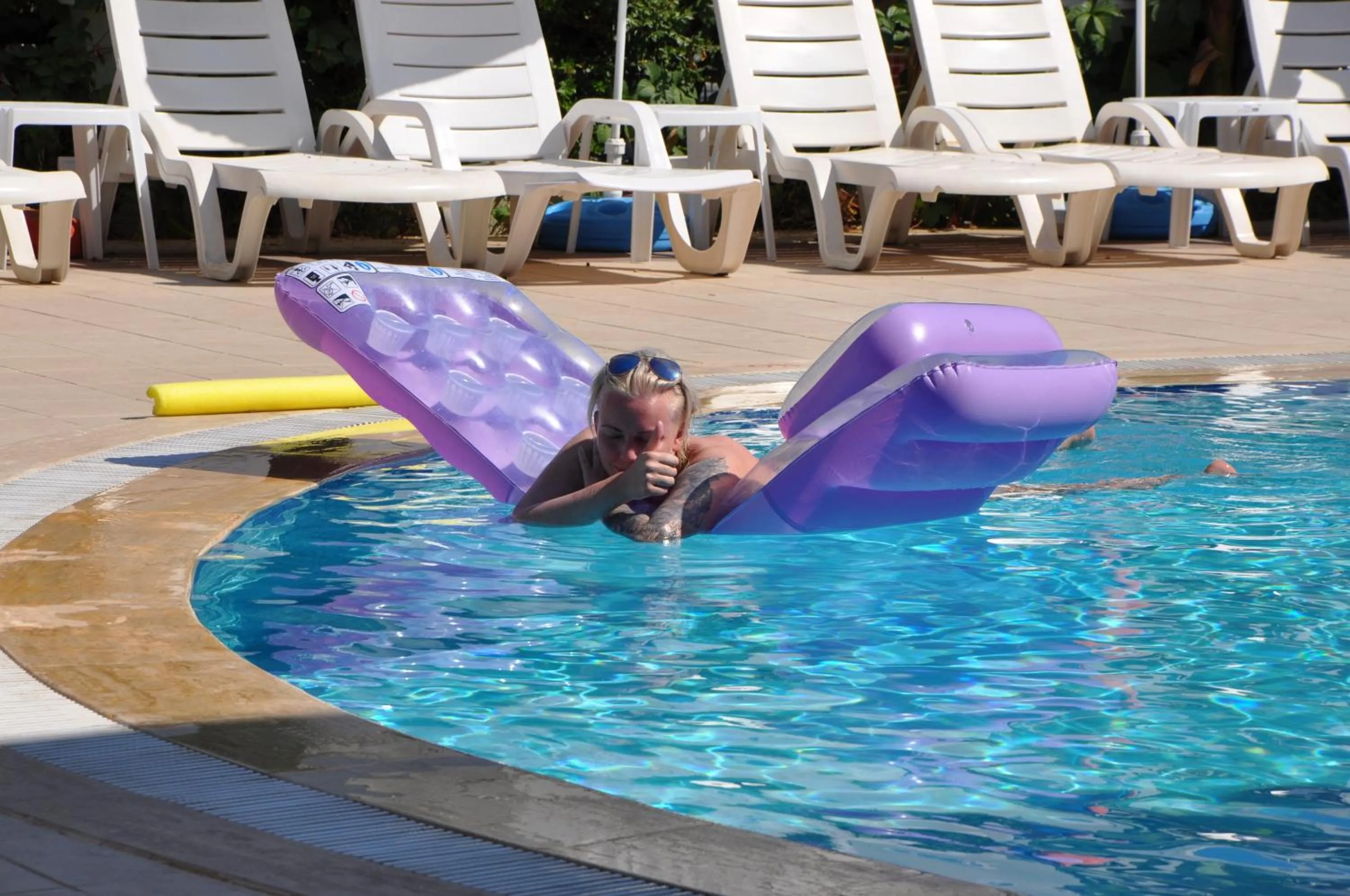 Pool view in Parkmar Apart