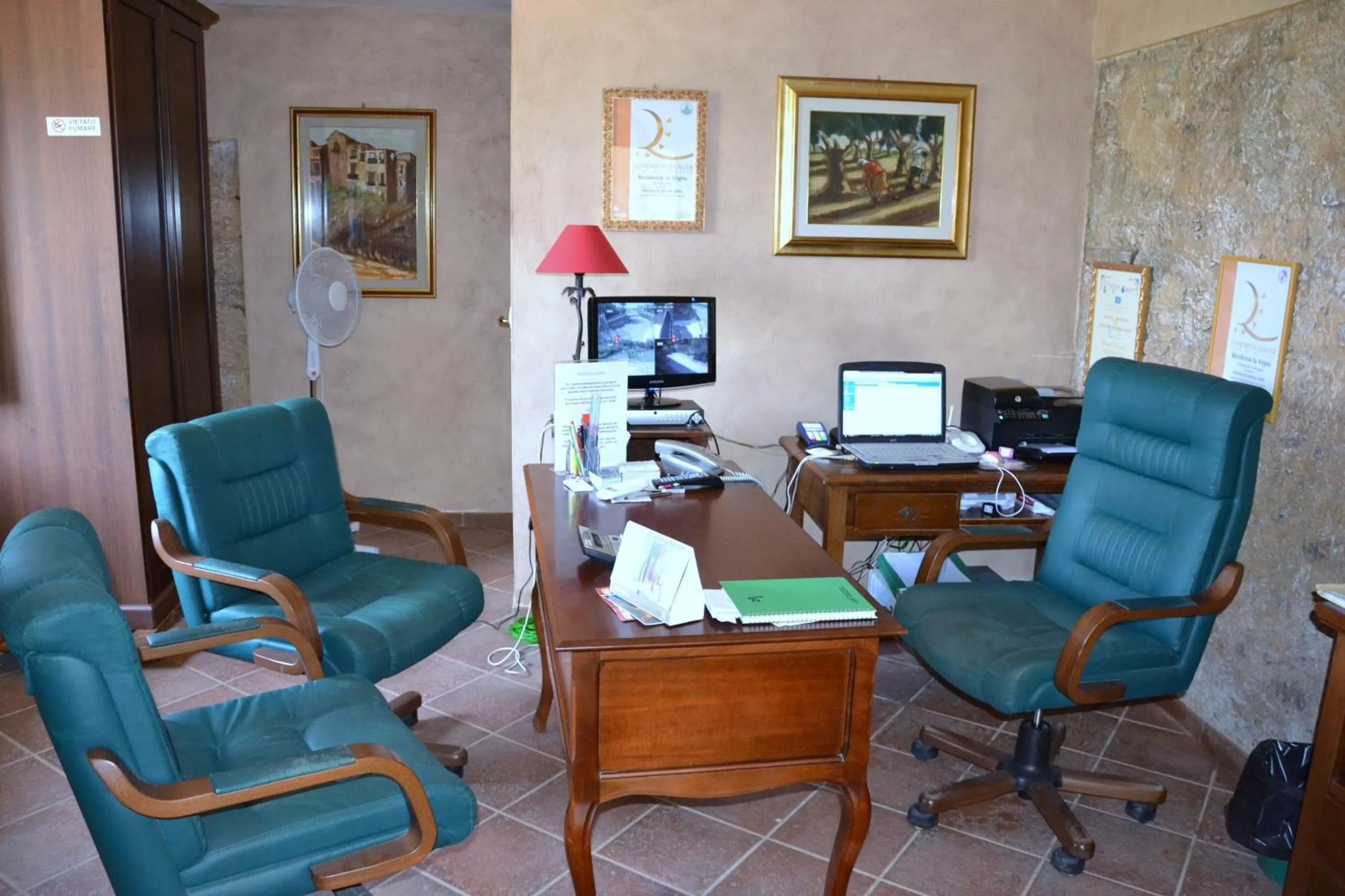 Lobby or reception in Residenza La Vigna
