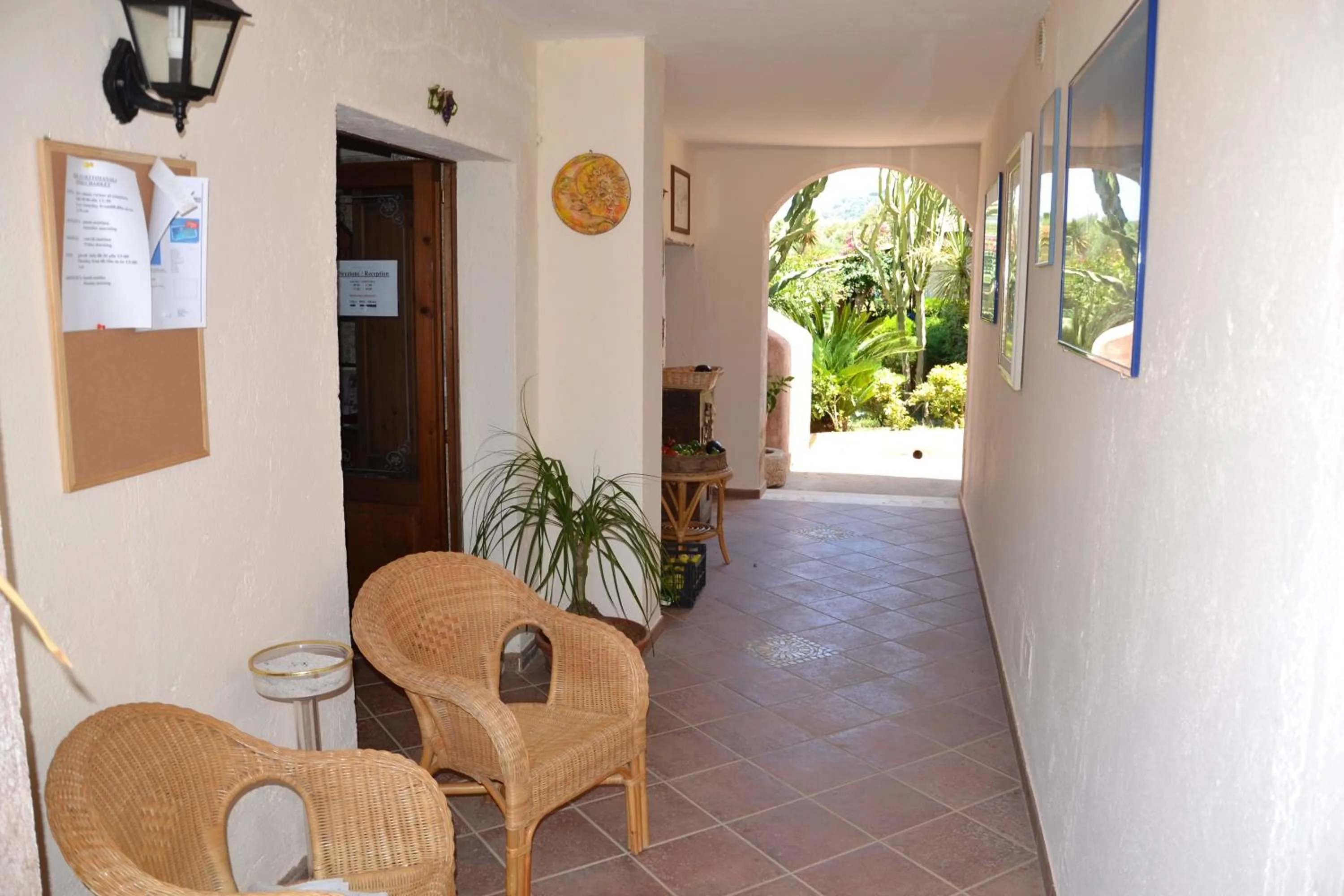 Lobby or reception in Residenza La Vigna