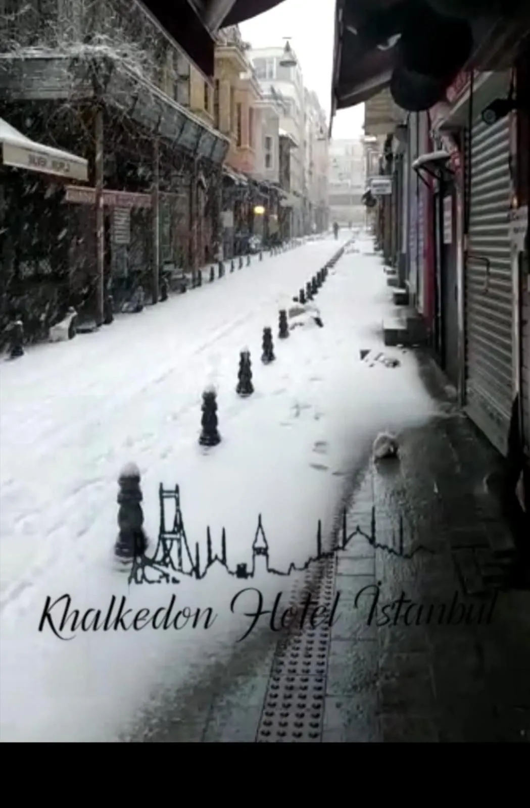 Street view in Khalkedon Hotel Istanbul