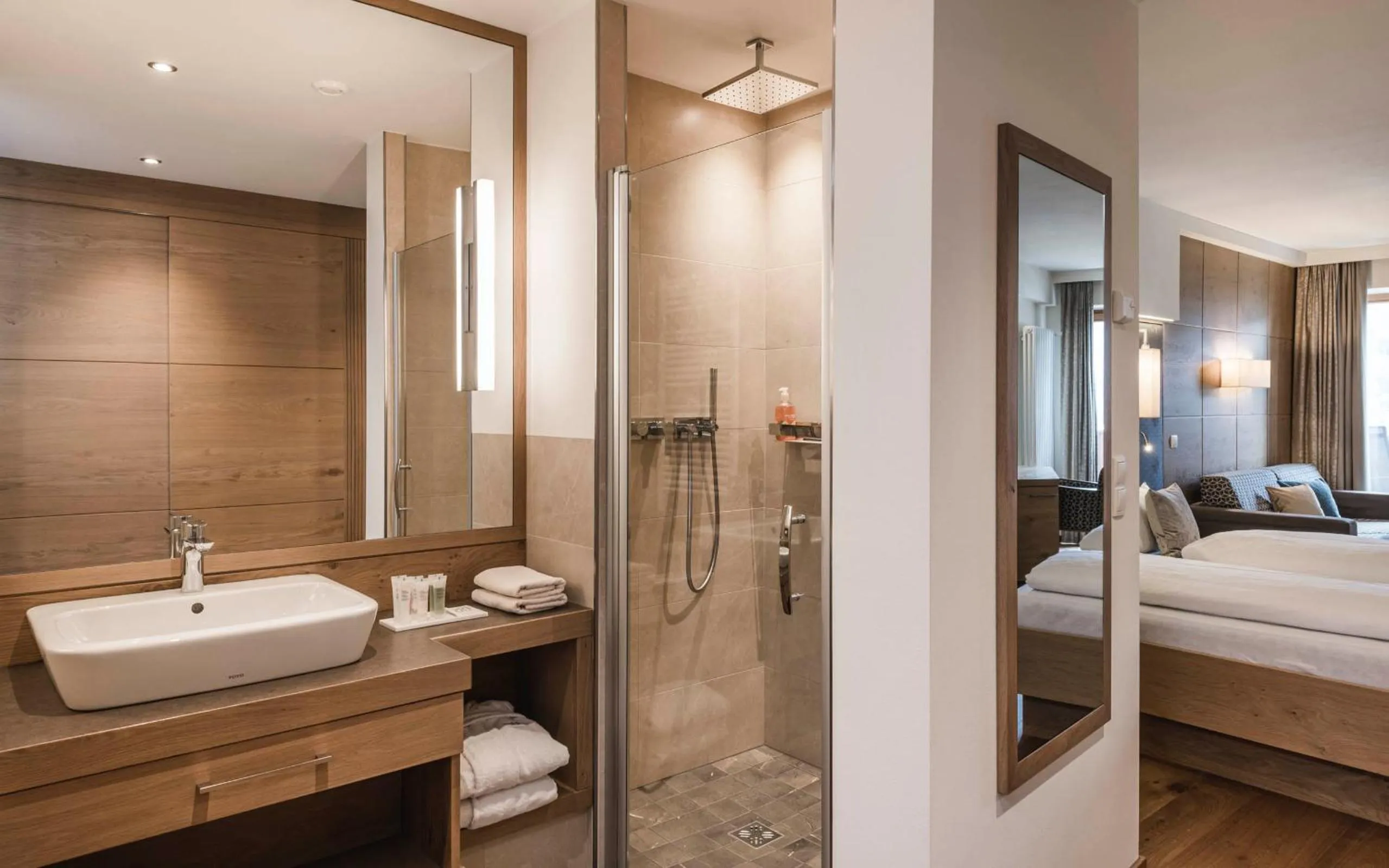 Bed in Hotel Waldhof