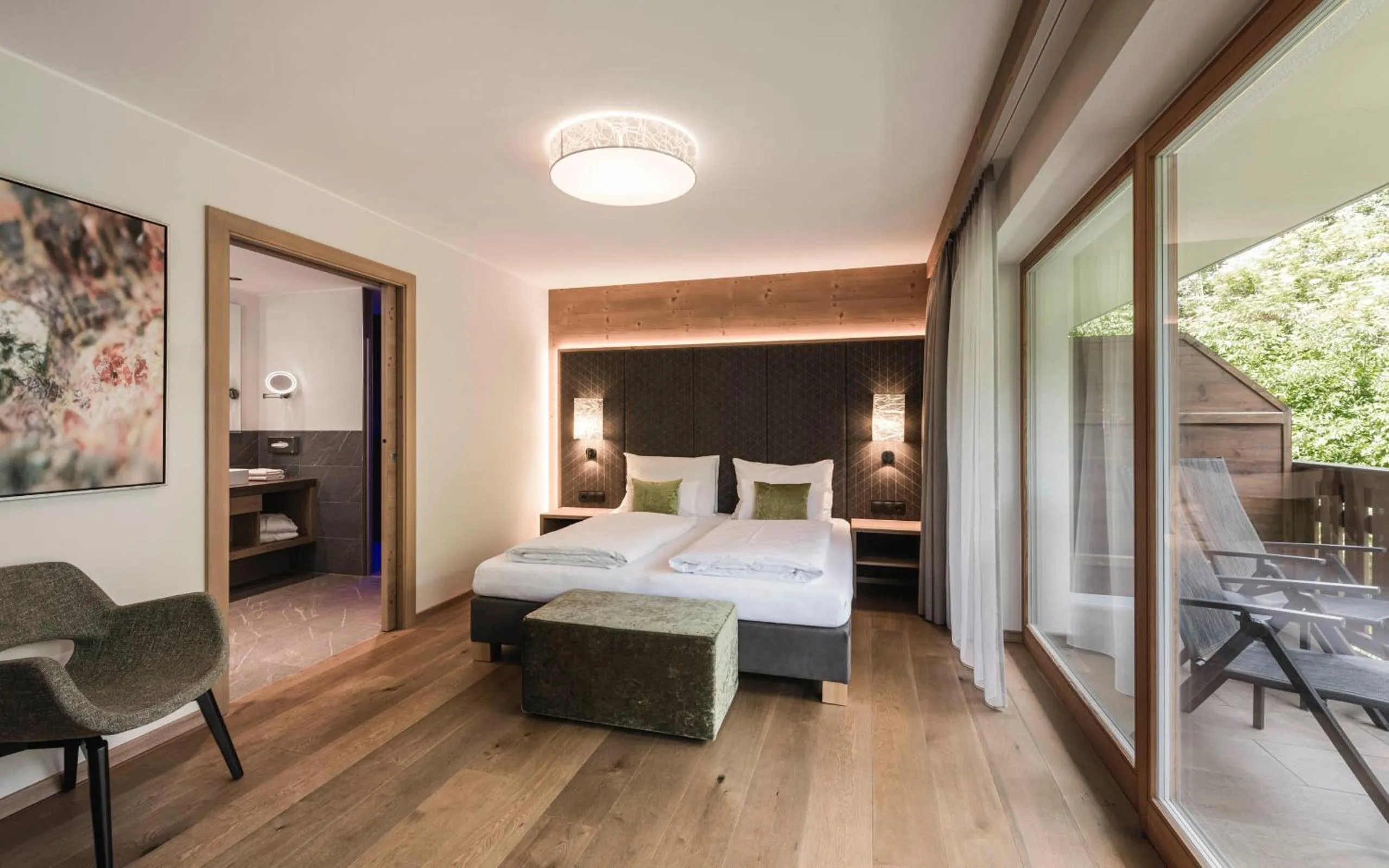 Bed in Hotel Waldhof