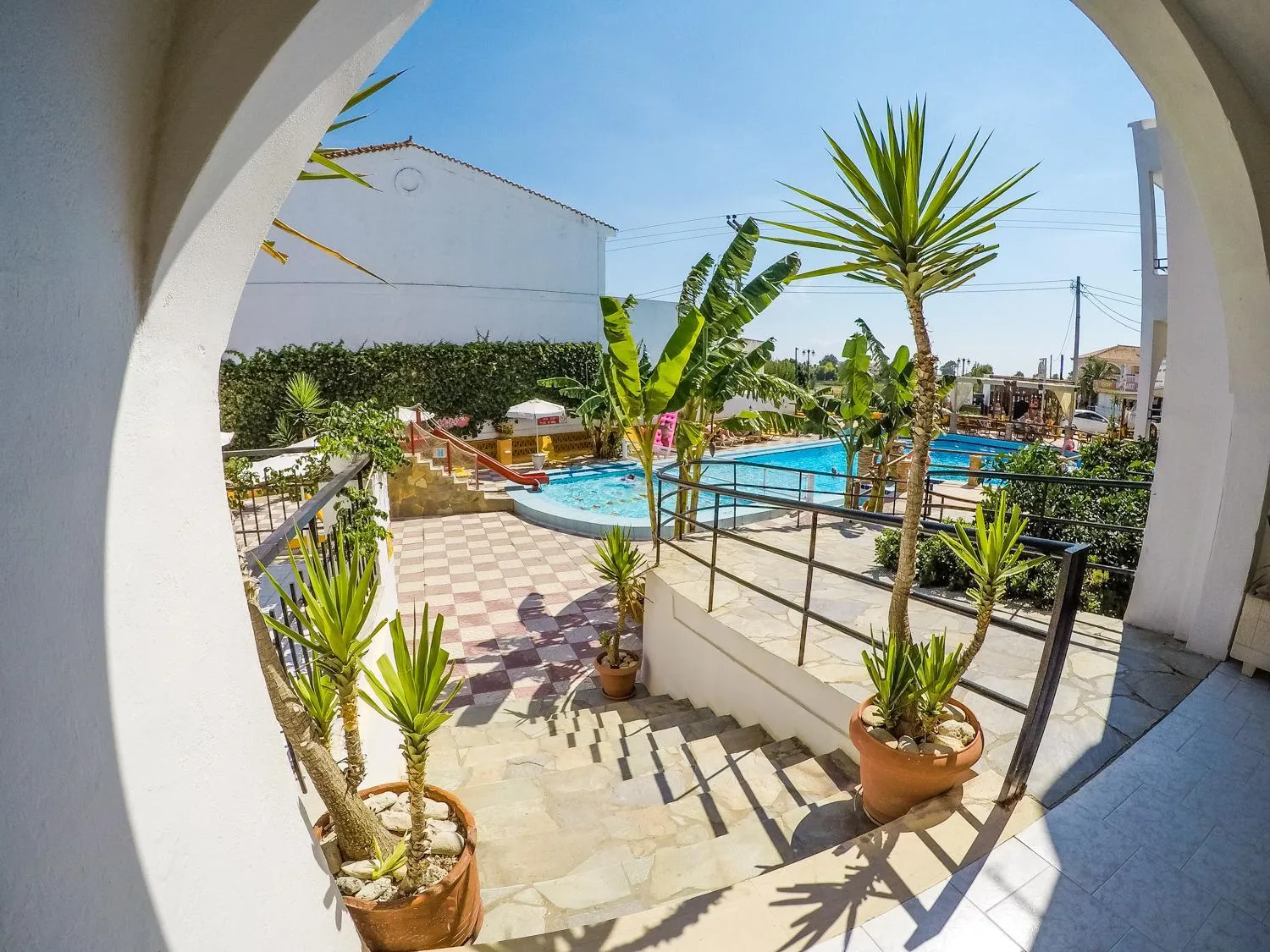 Patio in Vanessa Hotel