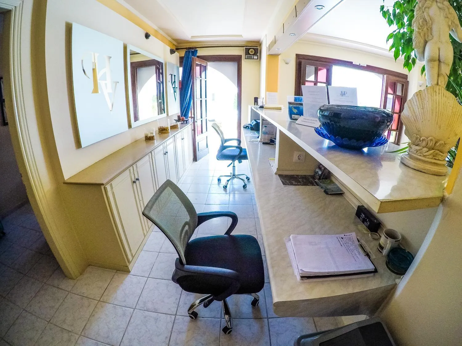 Lobby or reception in Vanessa Hotel