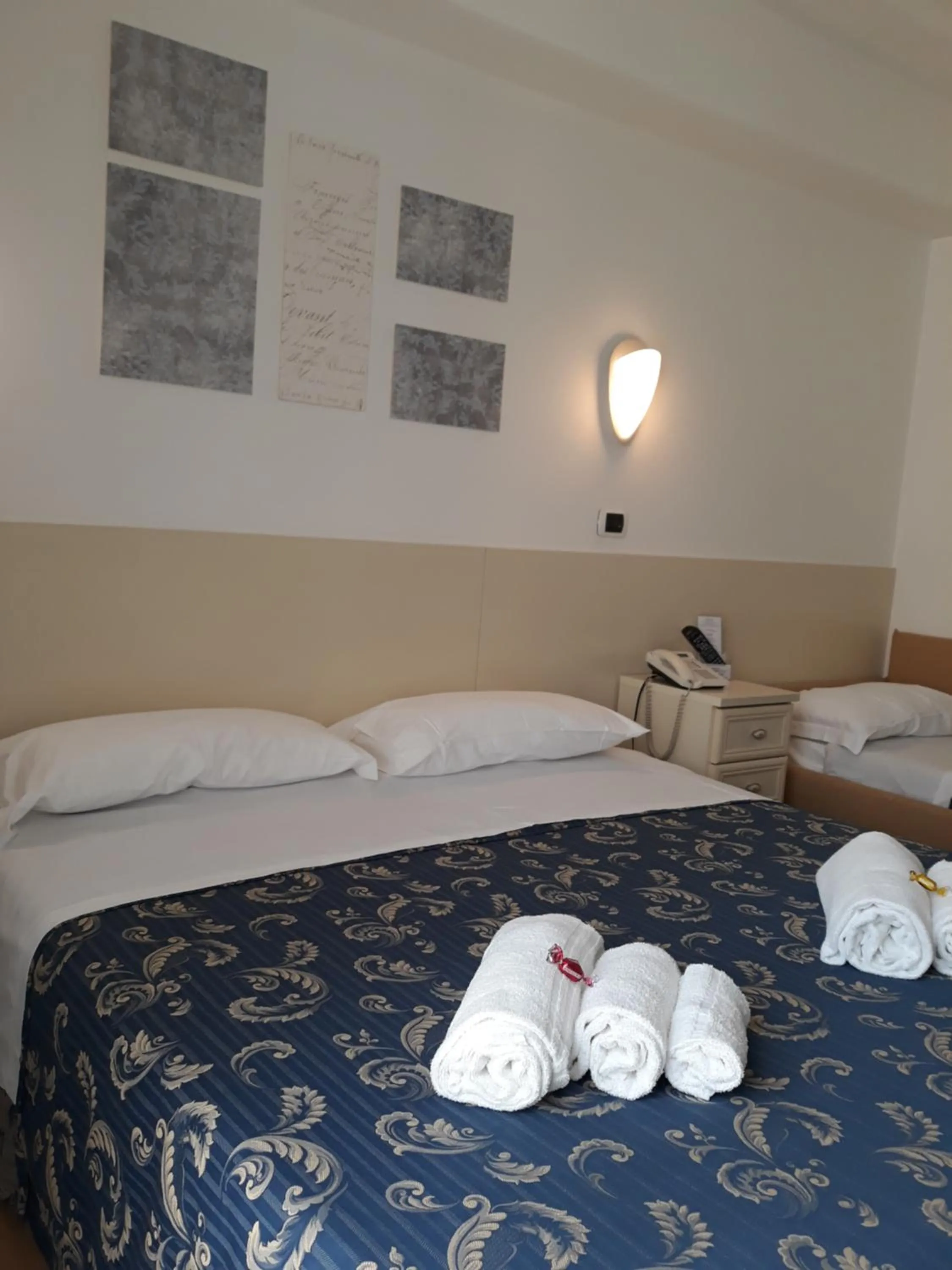 Bed in Hotel La Palazzina