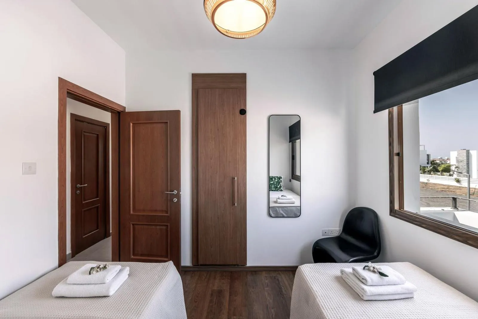 Bed in Captain Karas Holidays Apartments