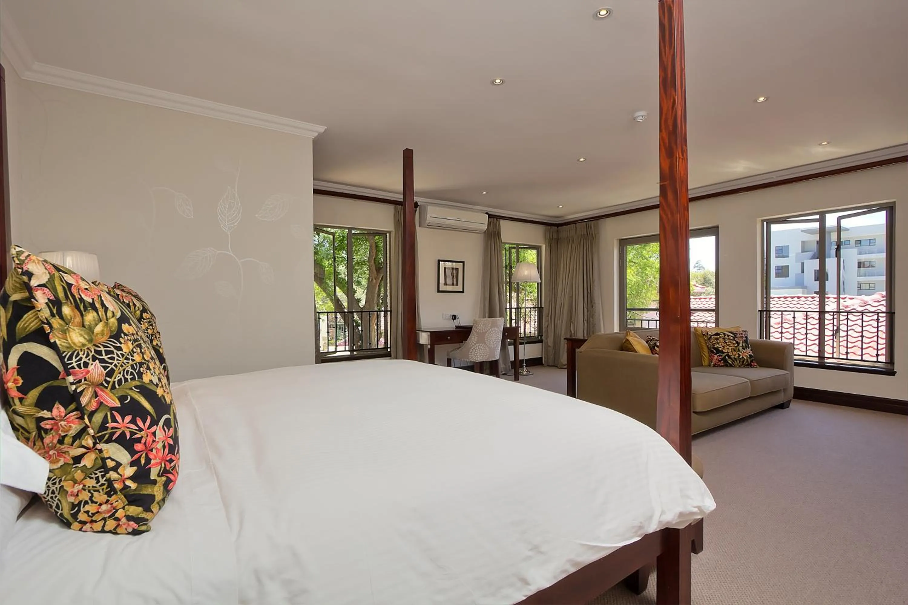 Bed in The Syrene Boutique Hotel