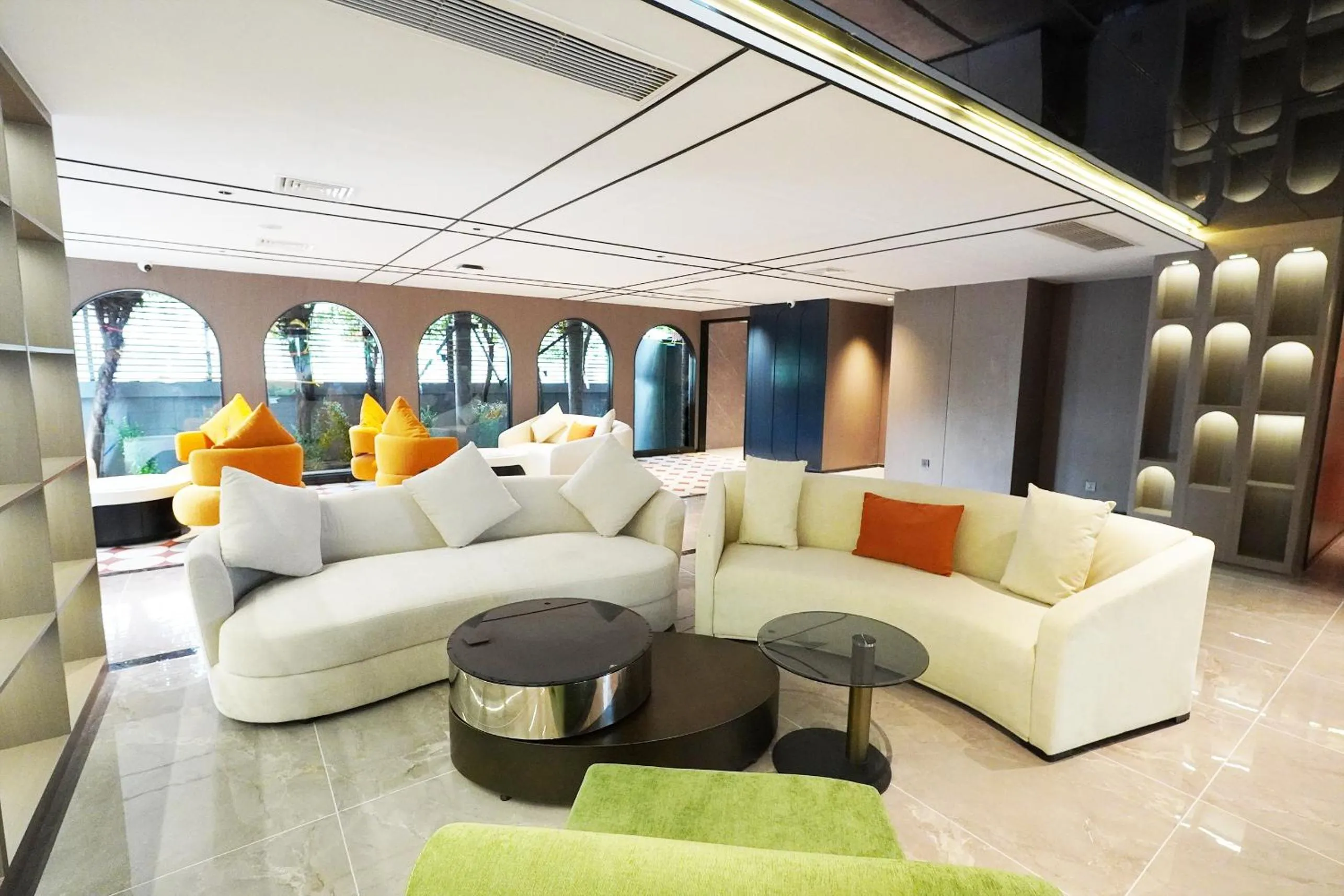 Seating area in L-sevenhotel