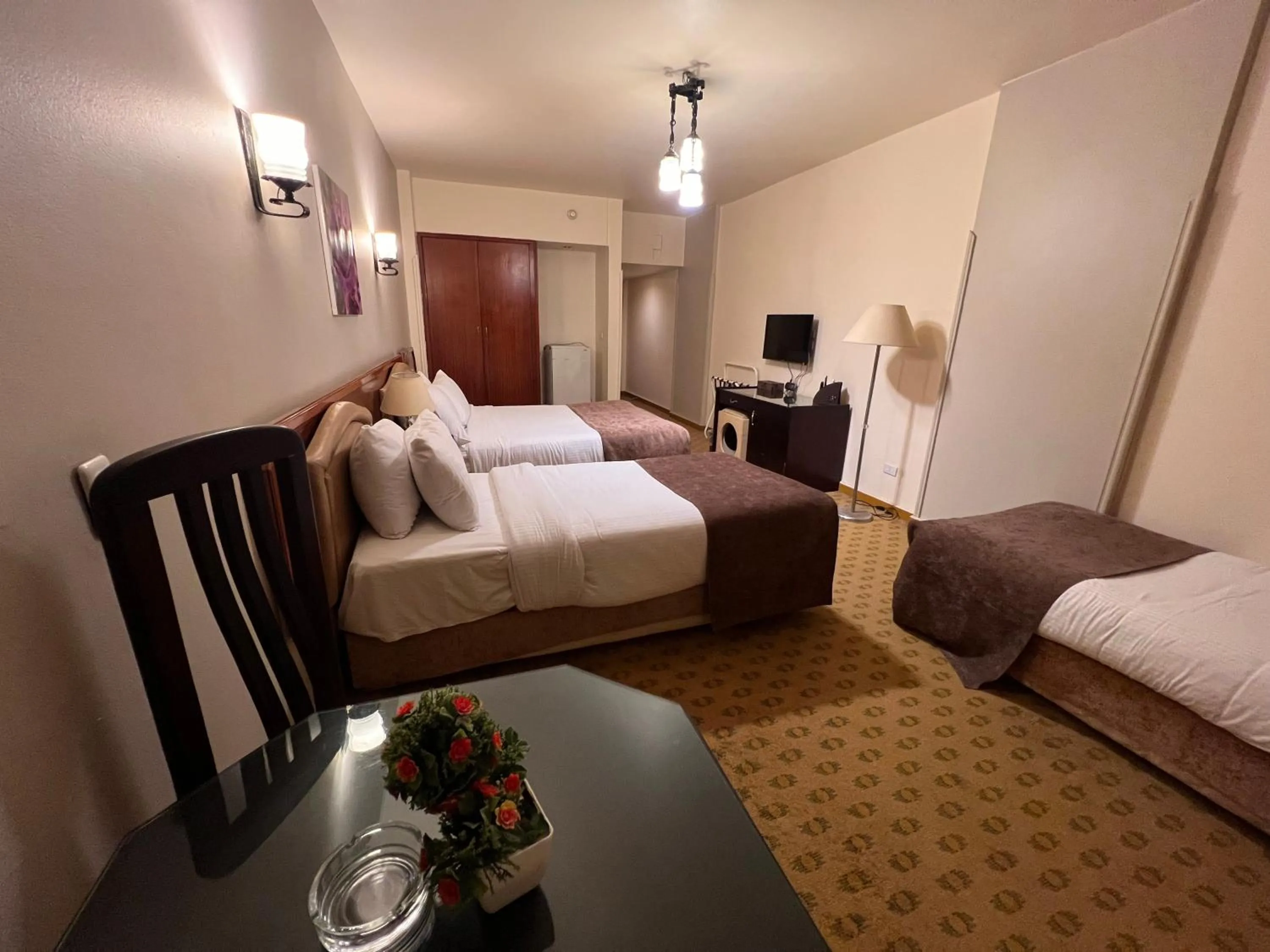 Bed in Santana Hotel Cairo