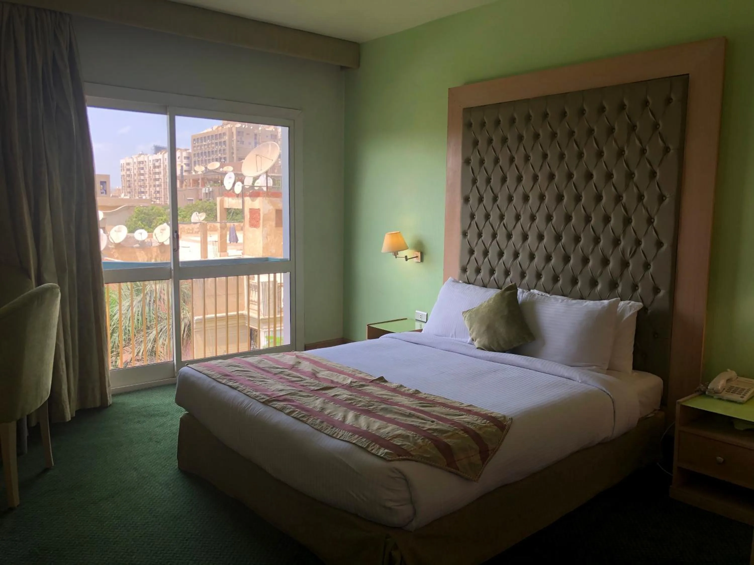 Bed in Santana Hotel Cairo