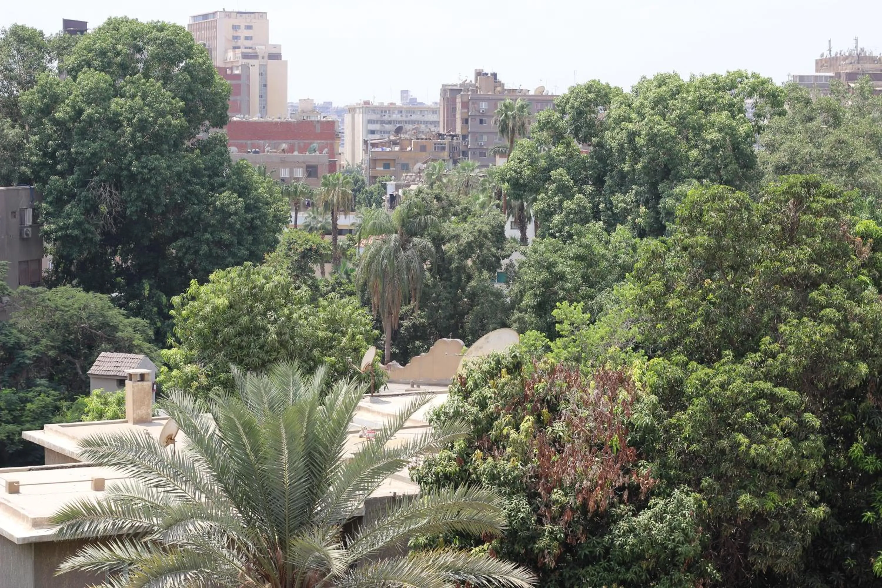 City view in Santana Hotel Cairo
