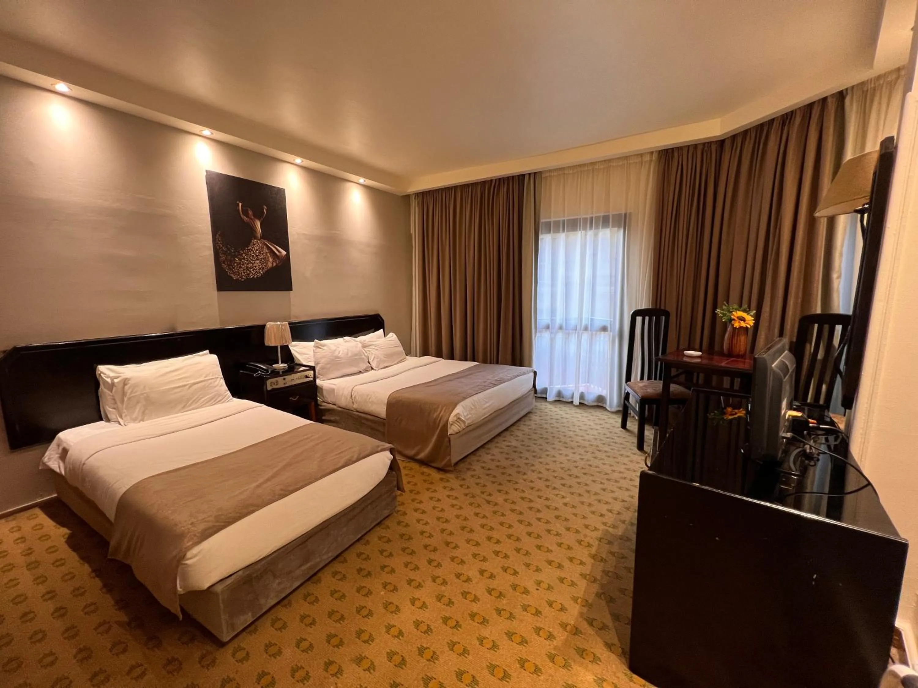 Bed in Santana Hotel Cairo