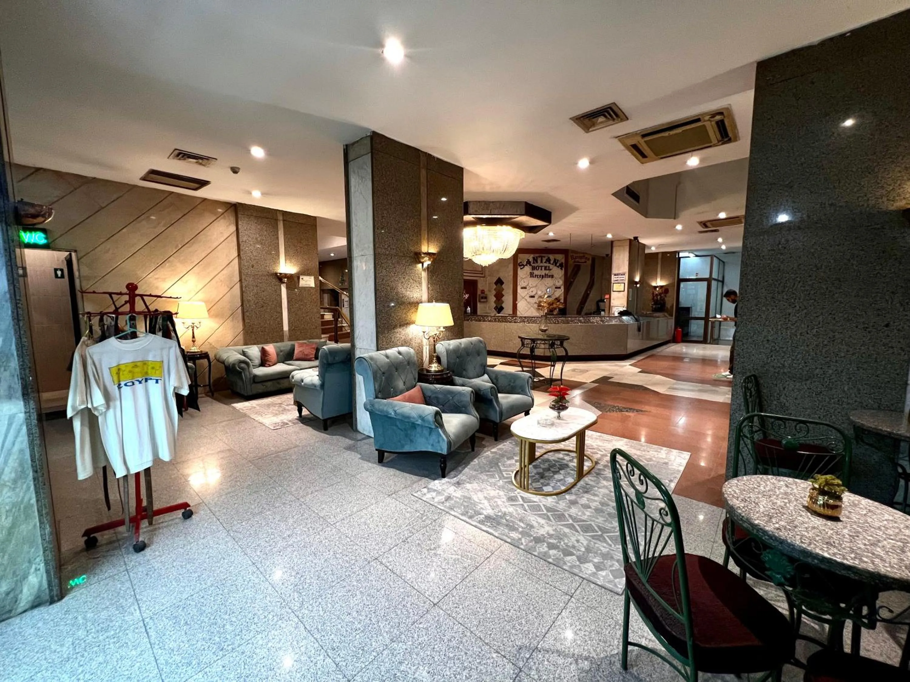 Lobby or reception in Santana Hotel Cairo