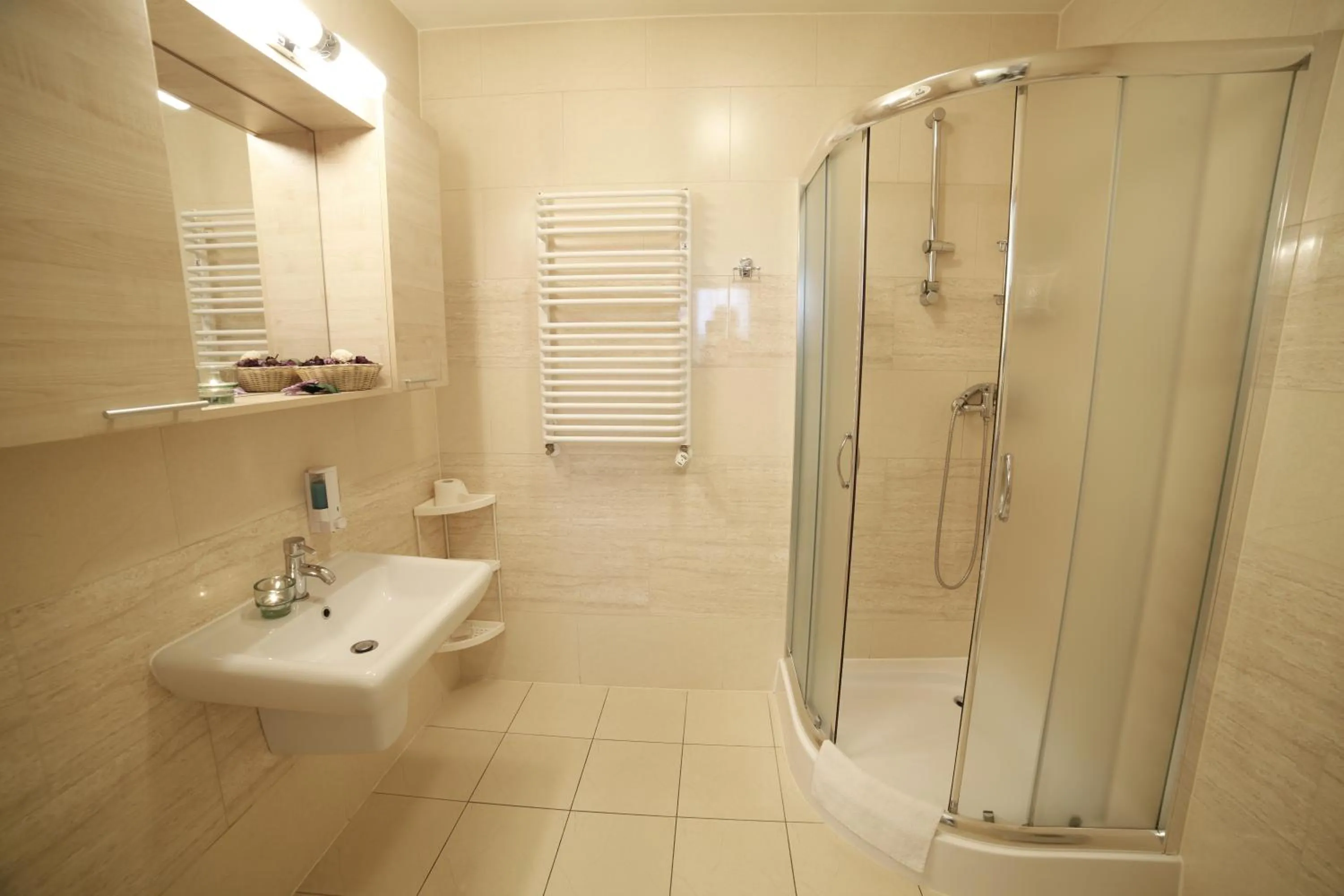 Shower in Standard Delegacyjny Bed & Breakfast