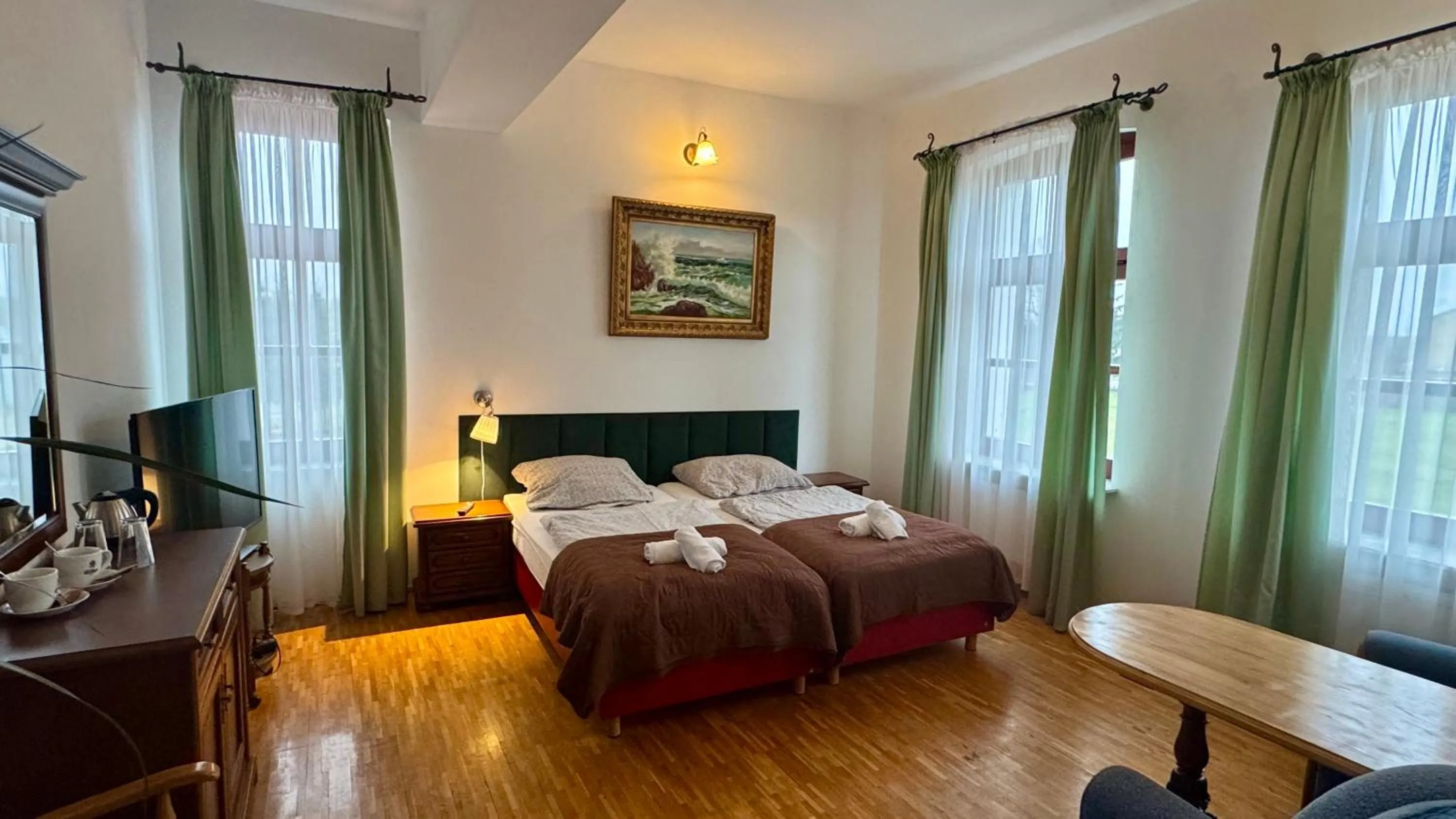 Bed in Pałac SŁONOWICE