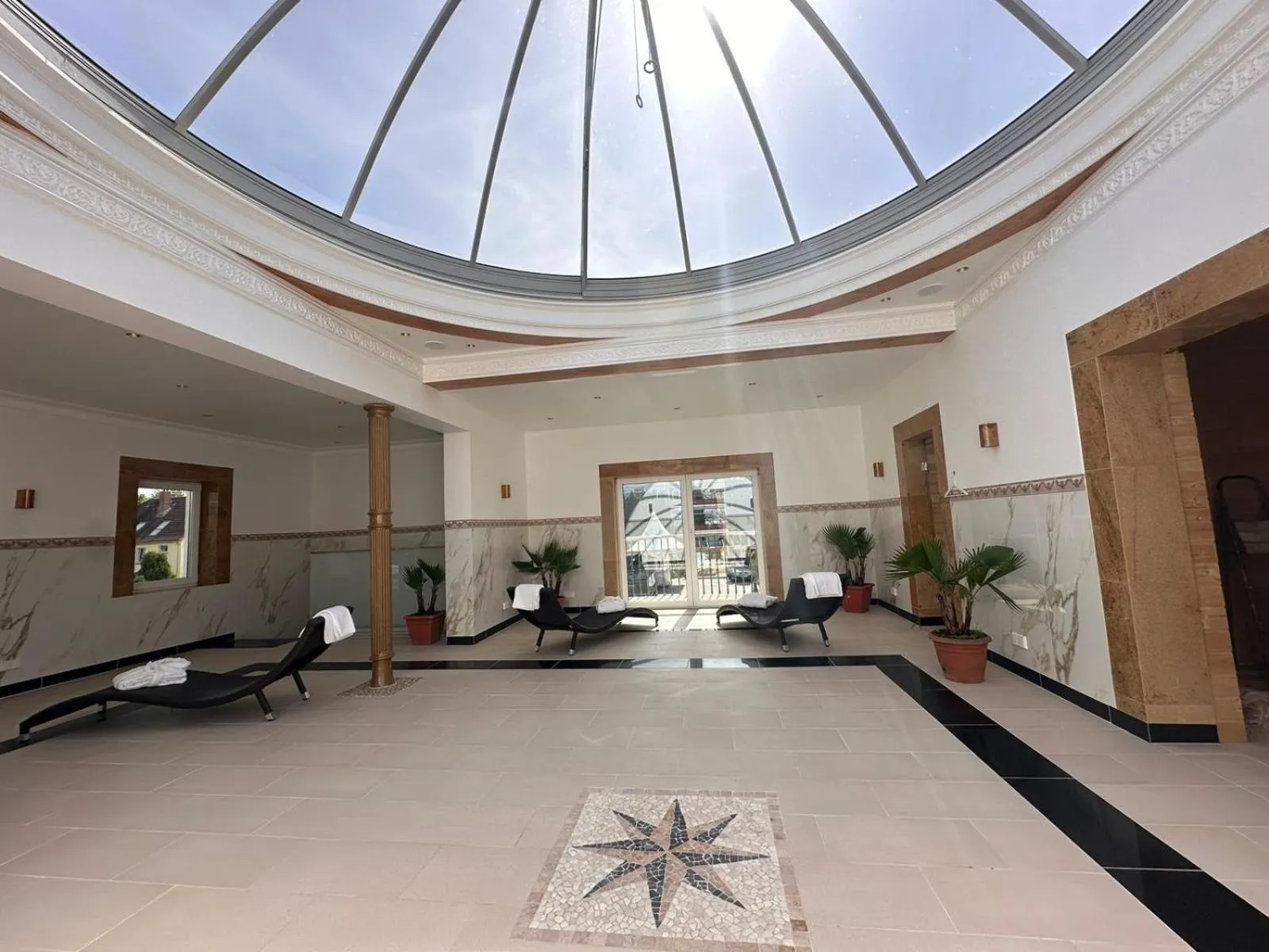 Sauna, Lobby/Reception in Hotel "Friedrich-Franz-Palais"