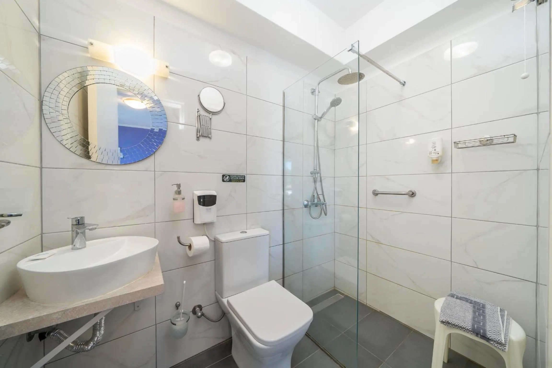 Shower in Stella Hotel Apartments