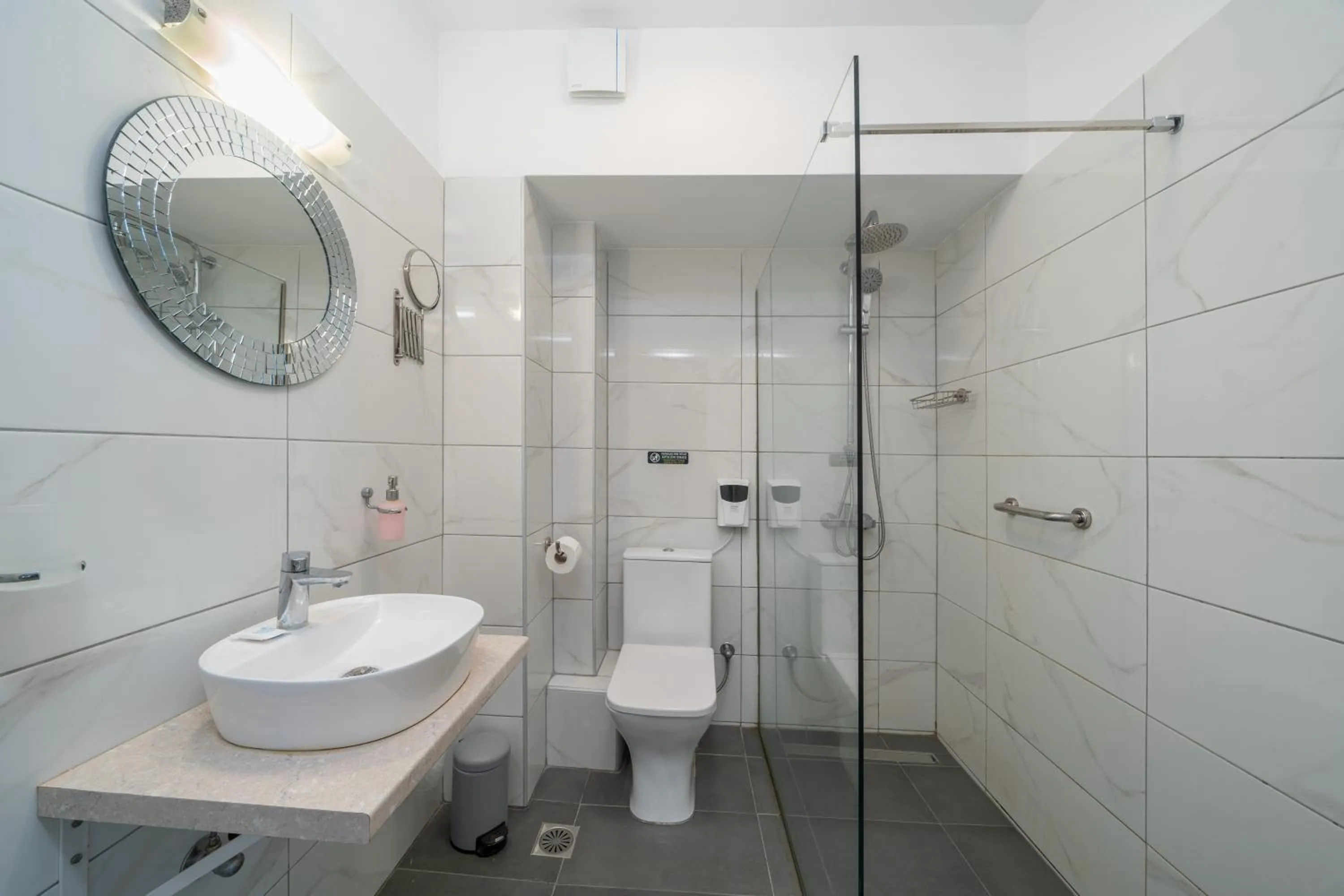 Shower in Stella Hotel Apartments