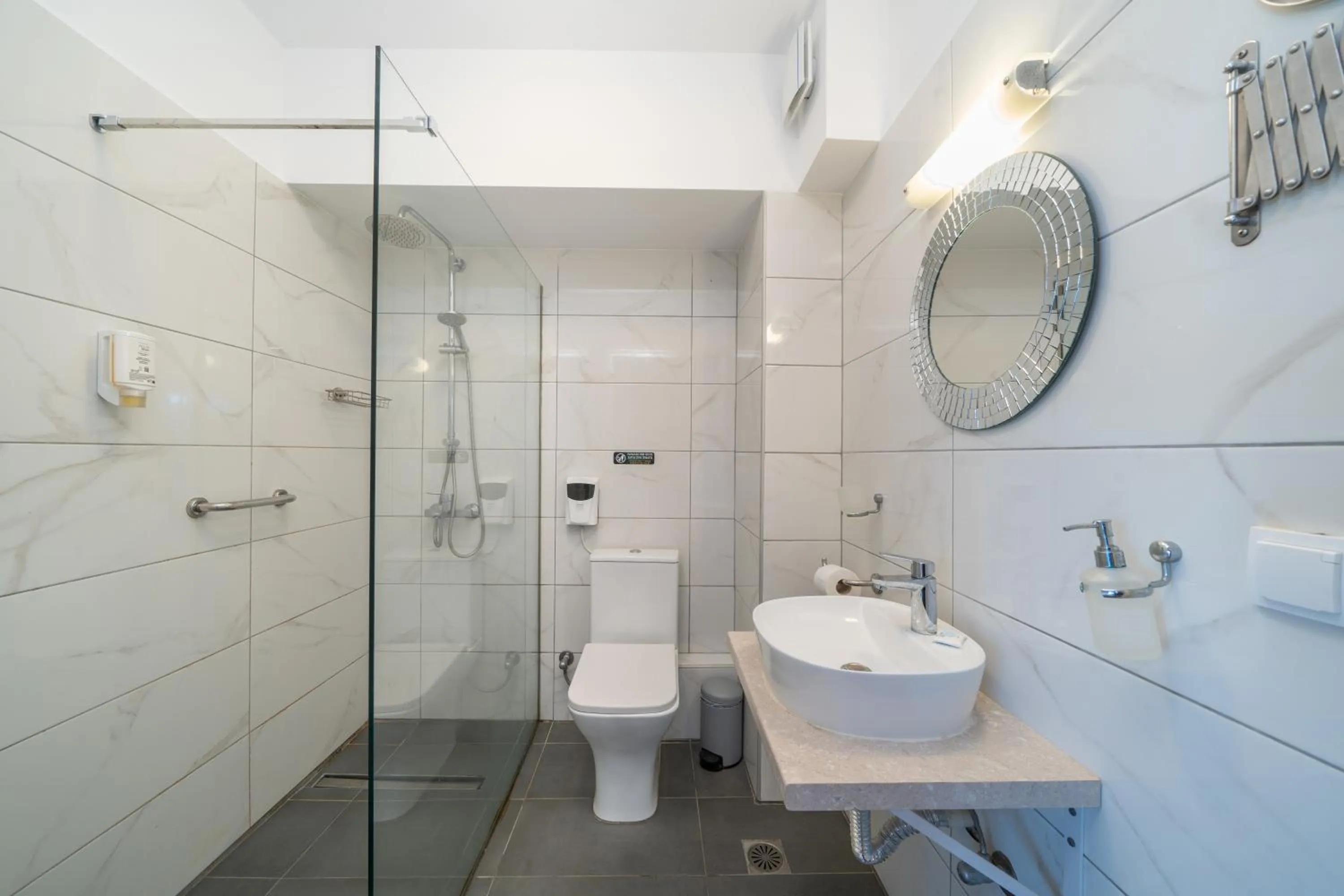 Shower in Stella Hotel Apartments