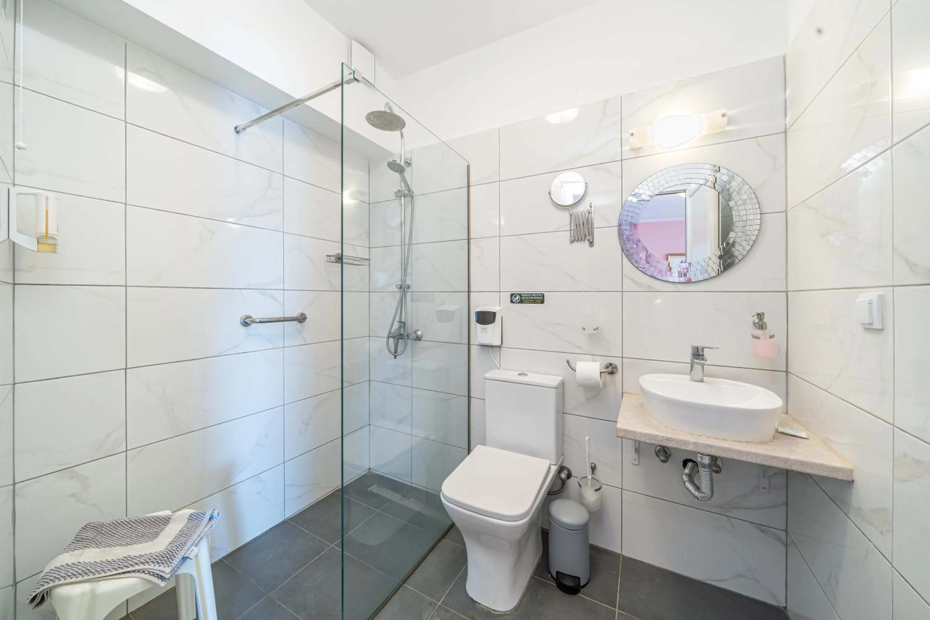 Shower in Stella Hotel Apartments