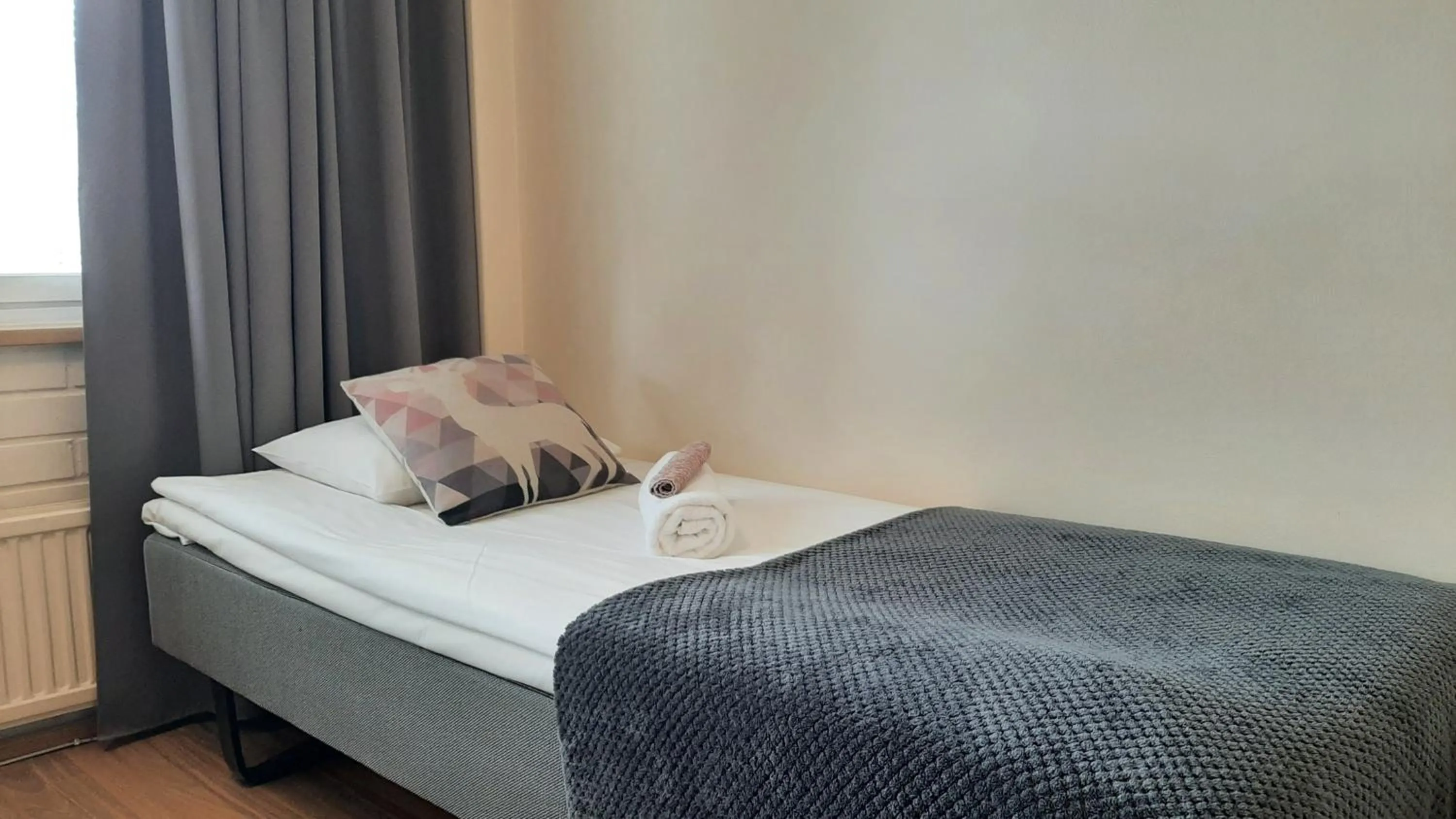 Bed in Hotelli Kaatrahovi