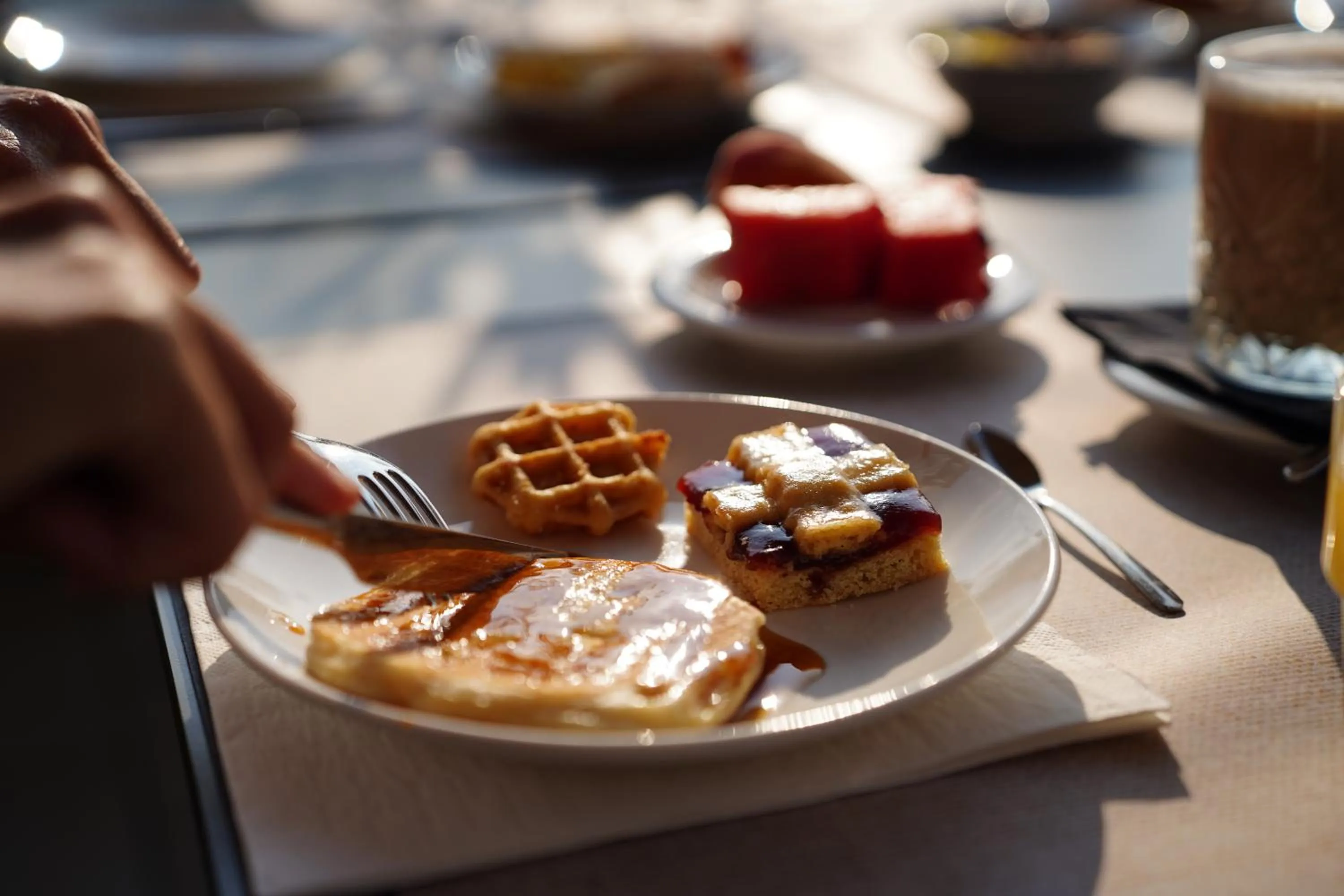 Breakfast in Hotel Delaville Frontemare