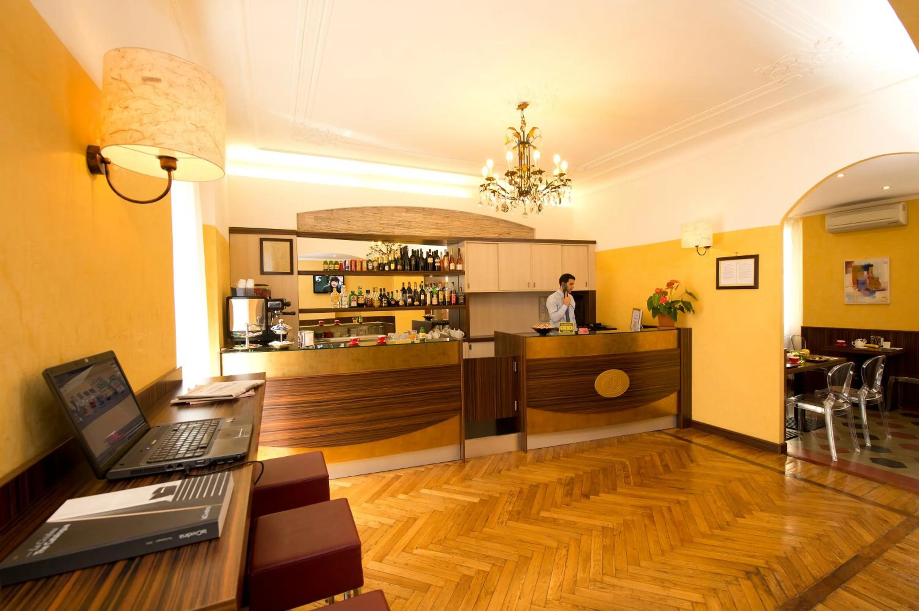 Lobby or reception in Hotel Panizza