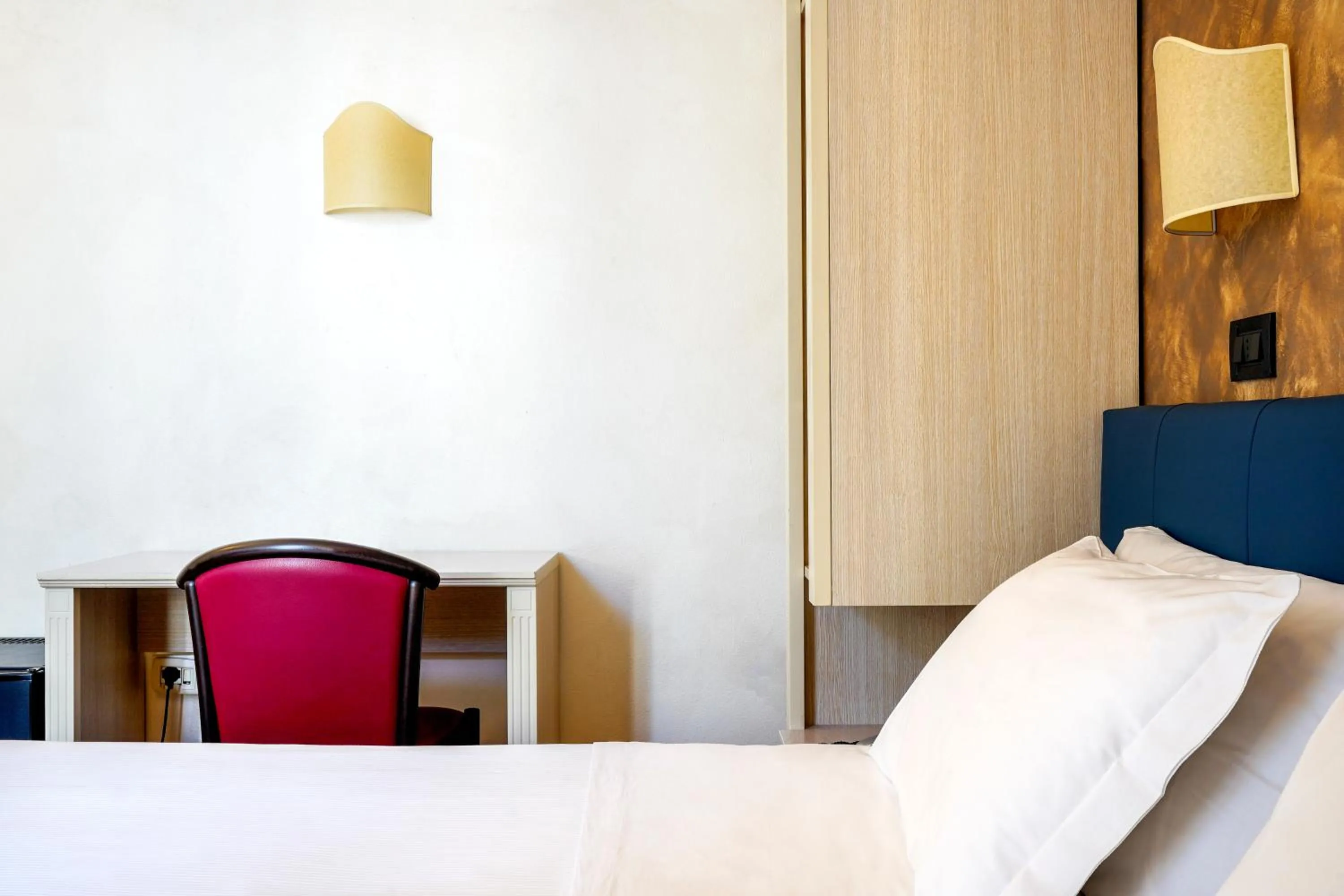 Bed in Hotel Panizza