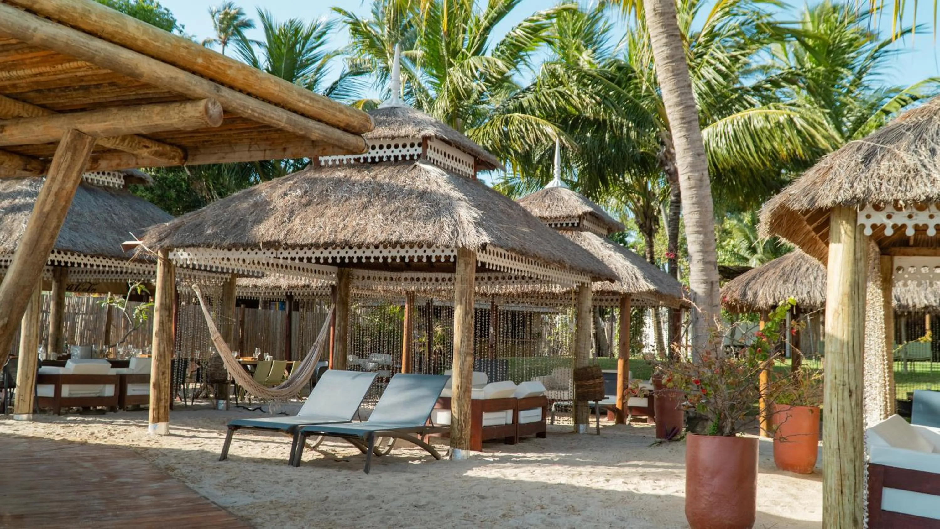 sunbed in Pousada Praia dos Carneiros
