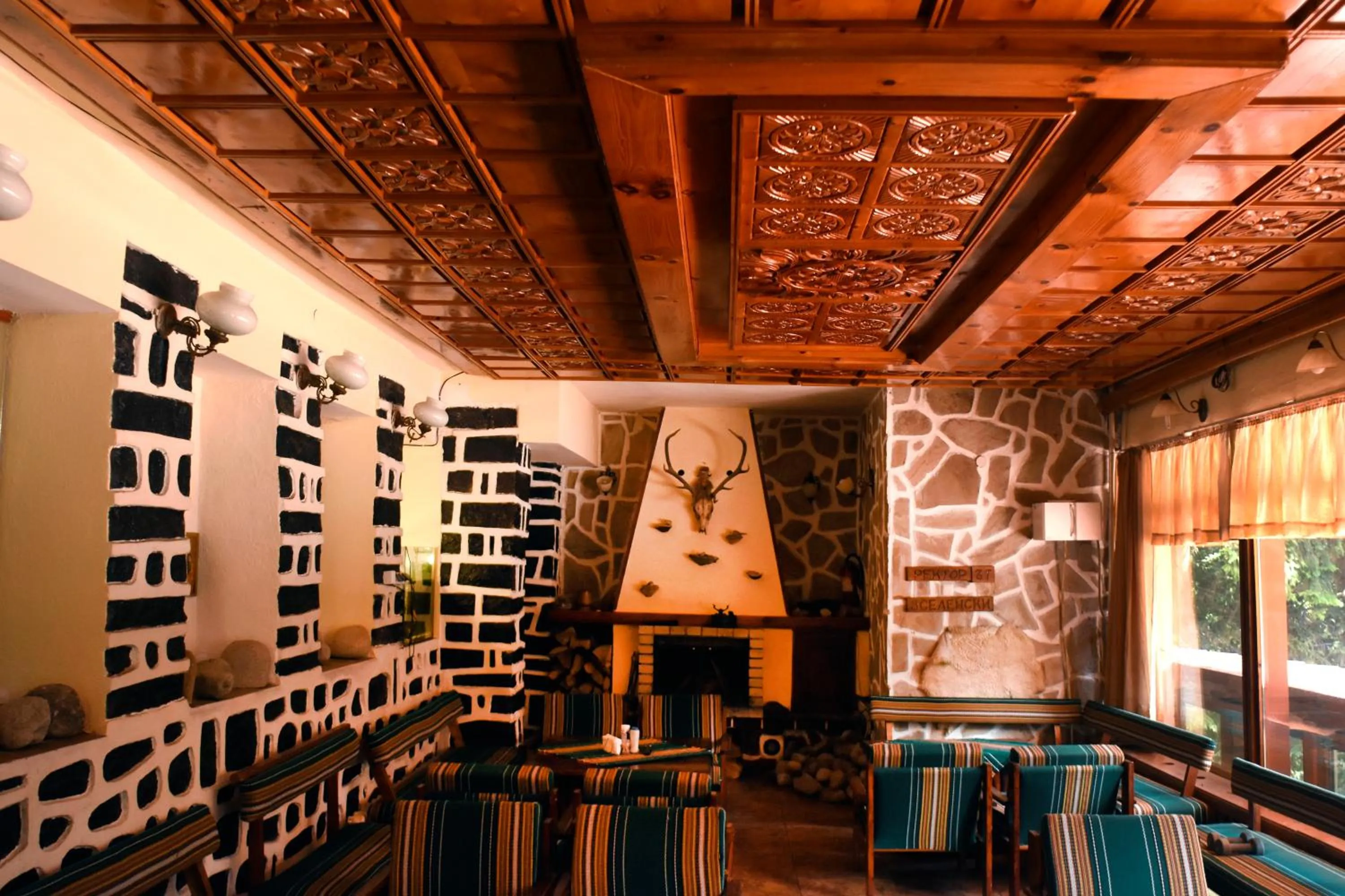 Seating area in Ski Hotel Katerina