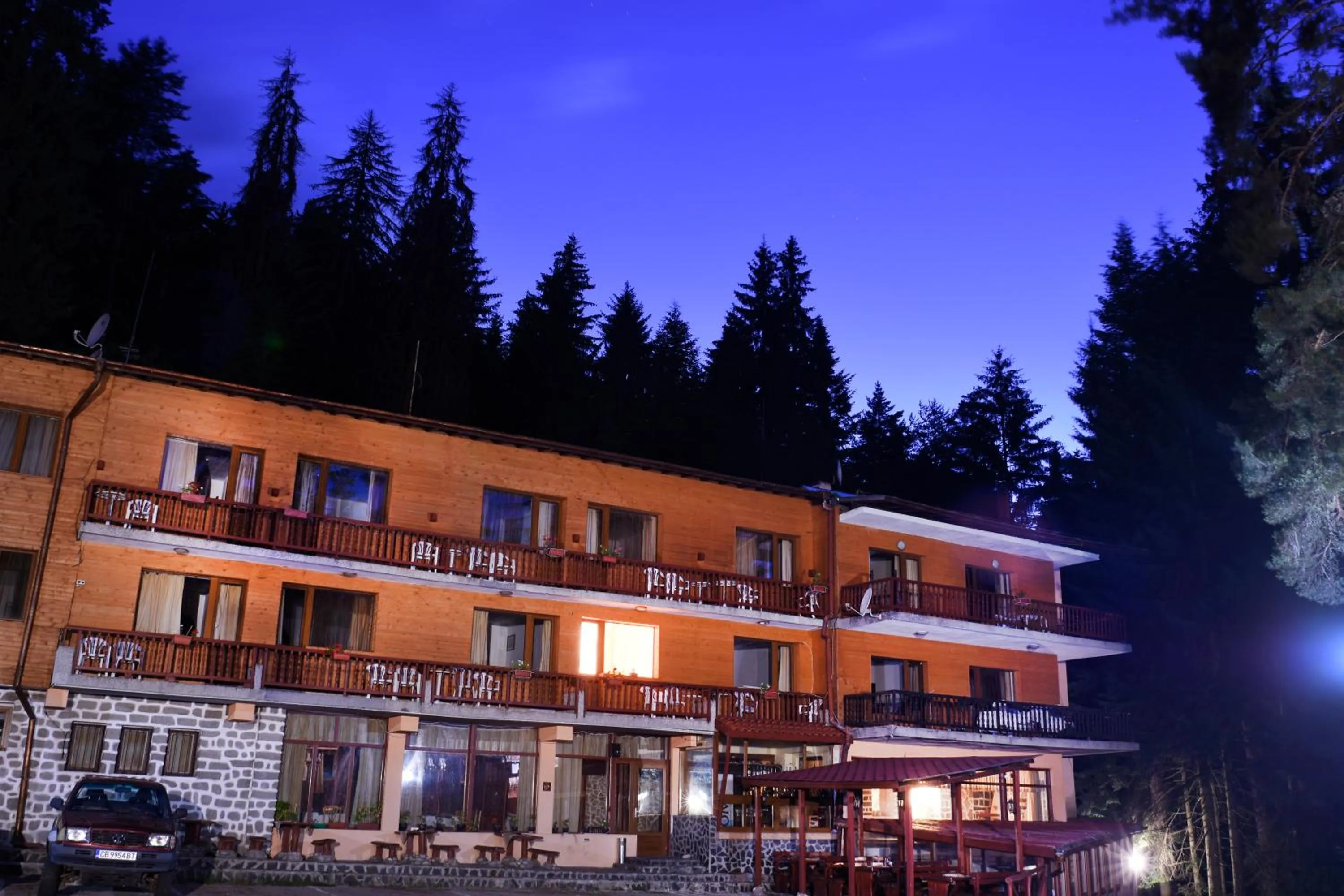 Night in Ski Hotel Katerina