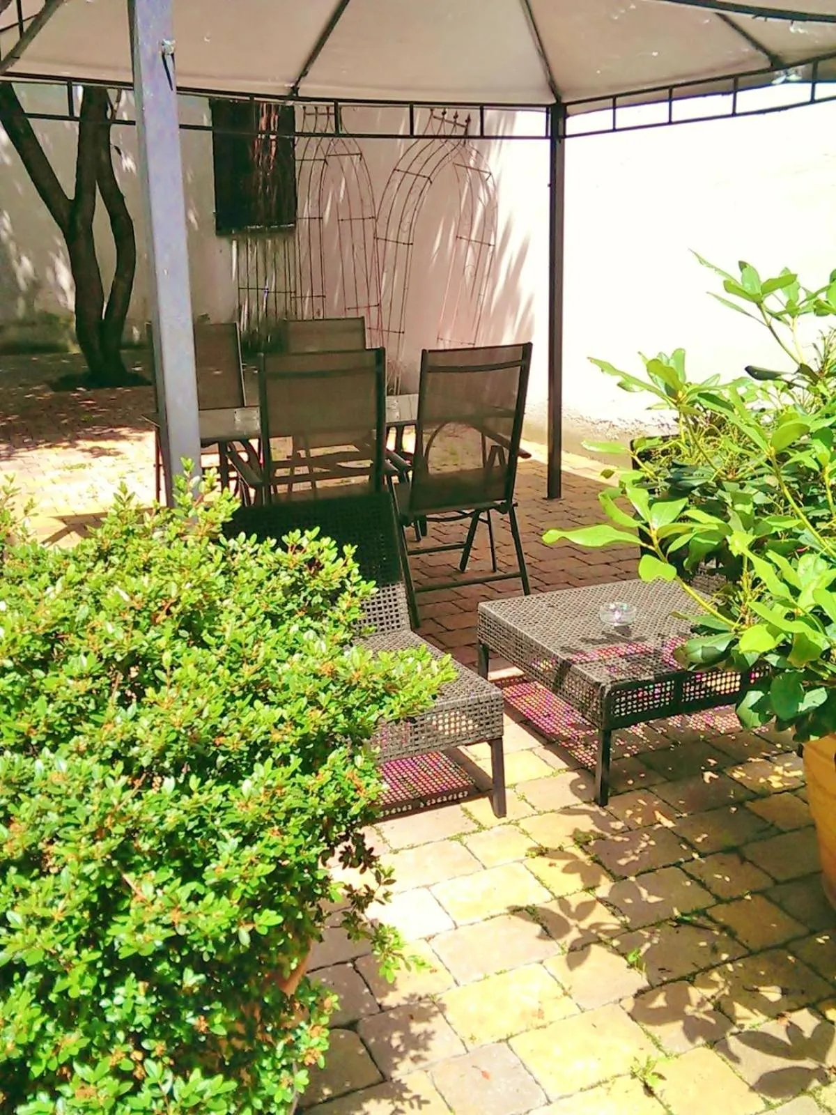 Patio in Hotel Aurora