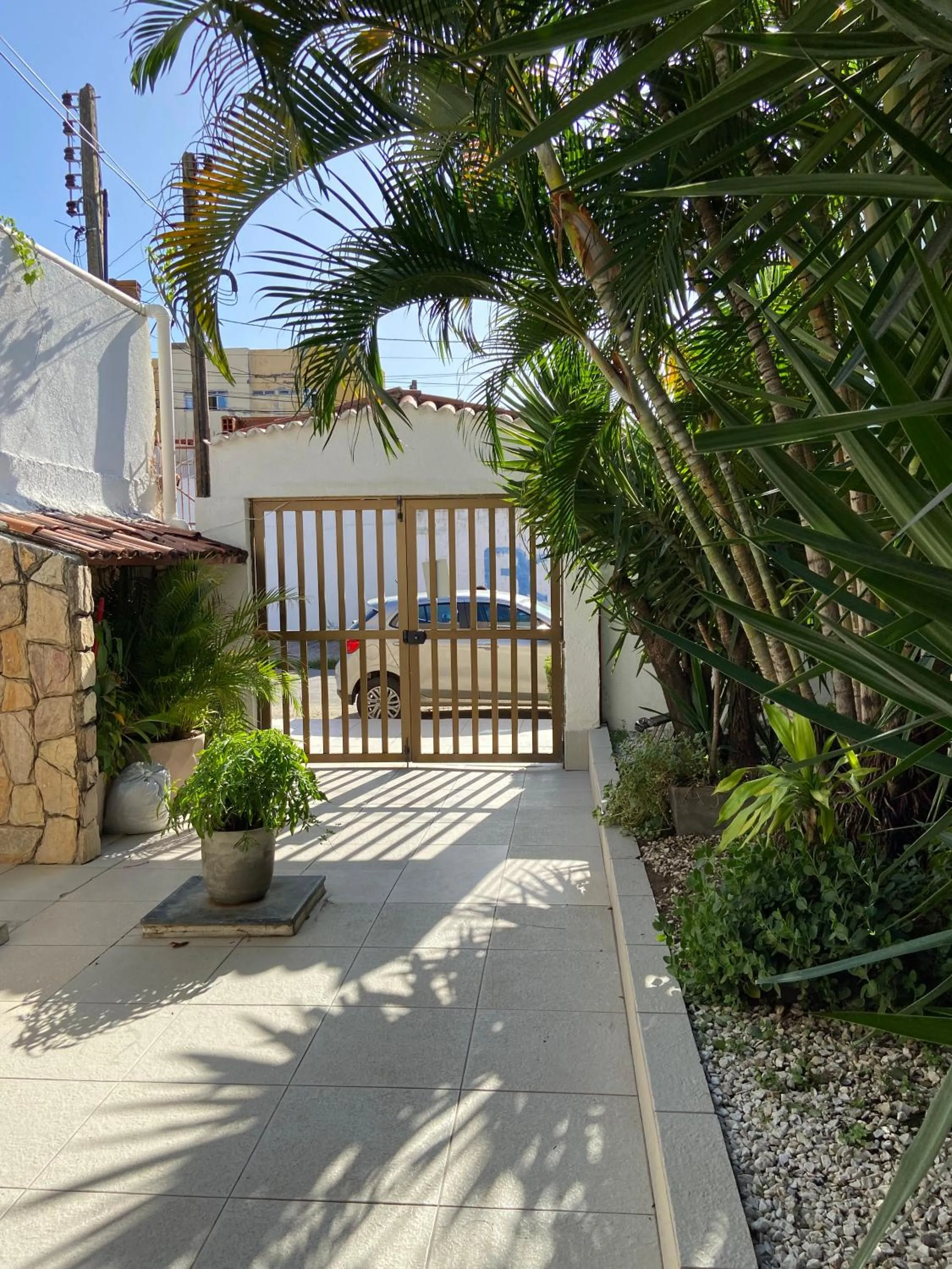 Garden view in Pousada Nossa Casa