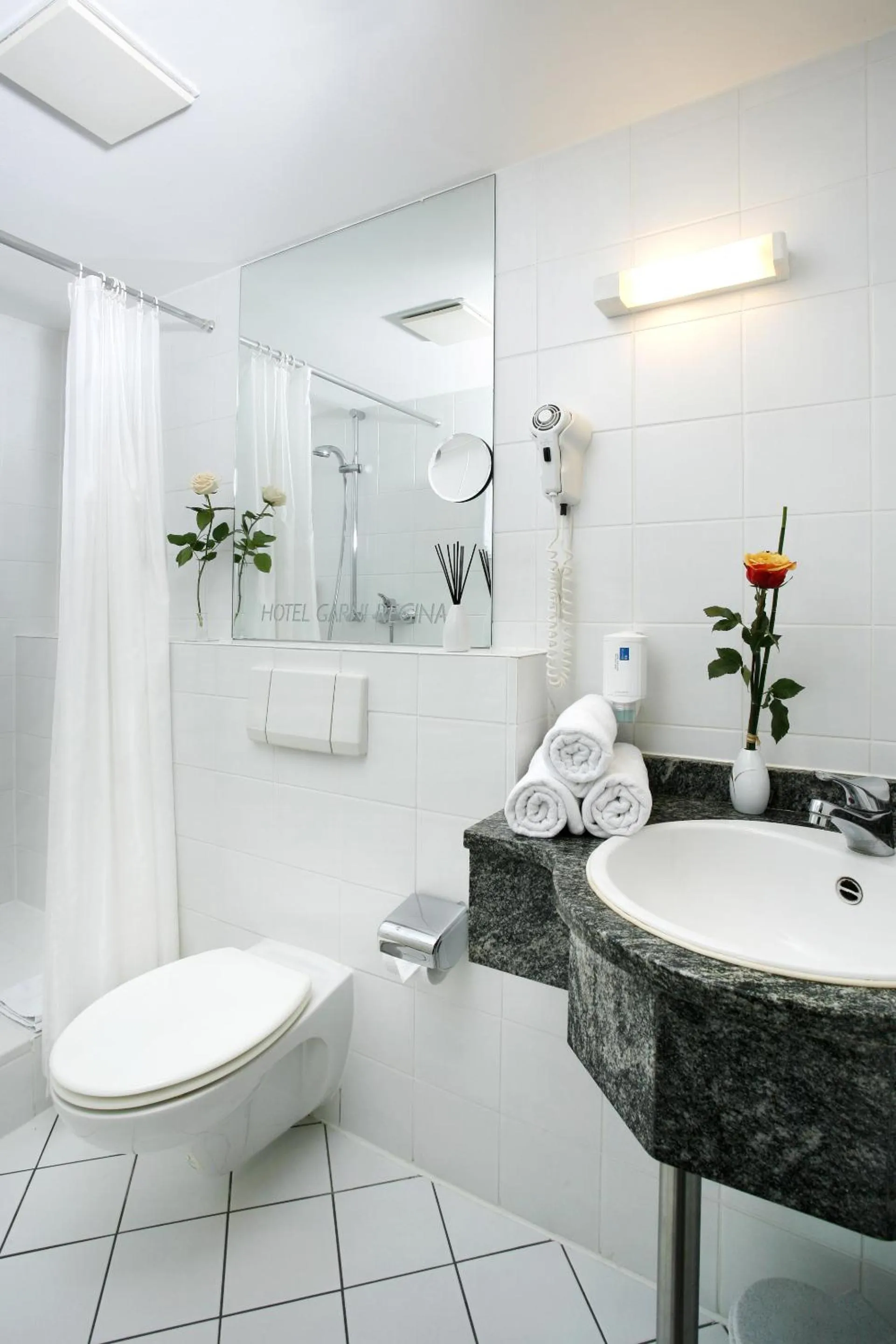 Bathroom in Hotel Regina - Bed & Breakfast Köln