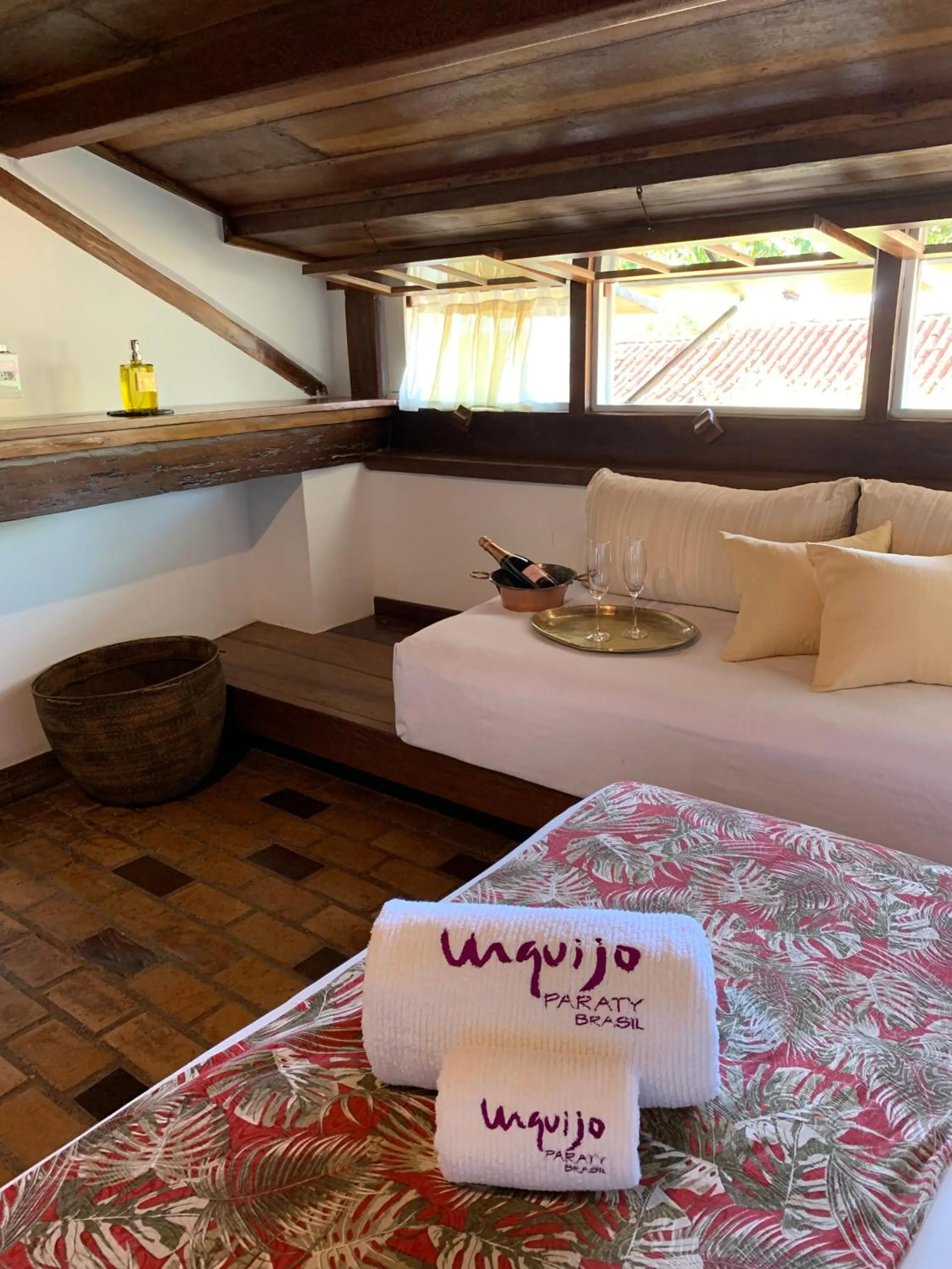 Bed in Pousada Arte Urquijo