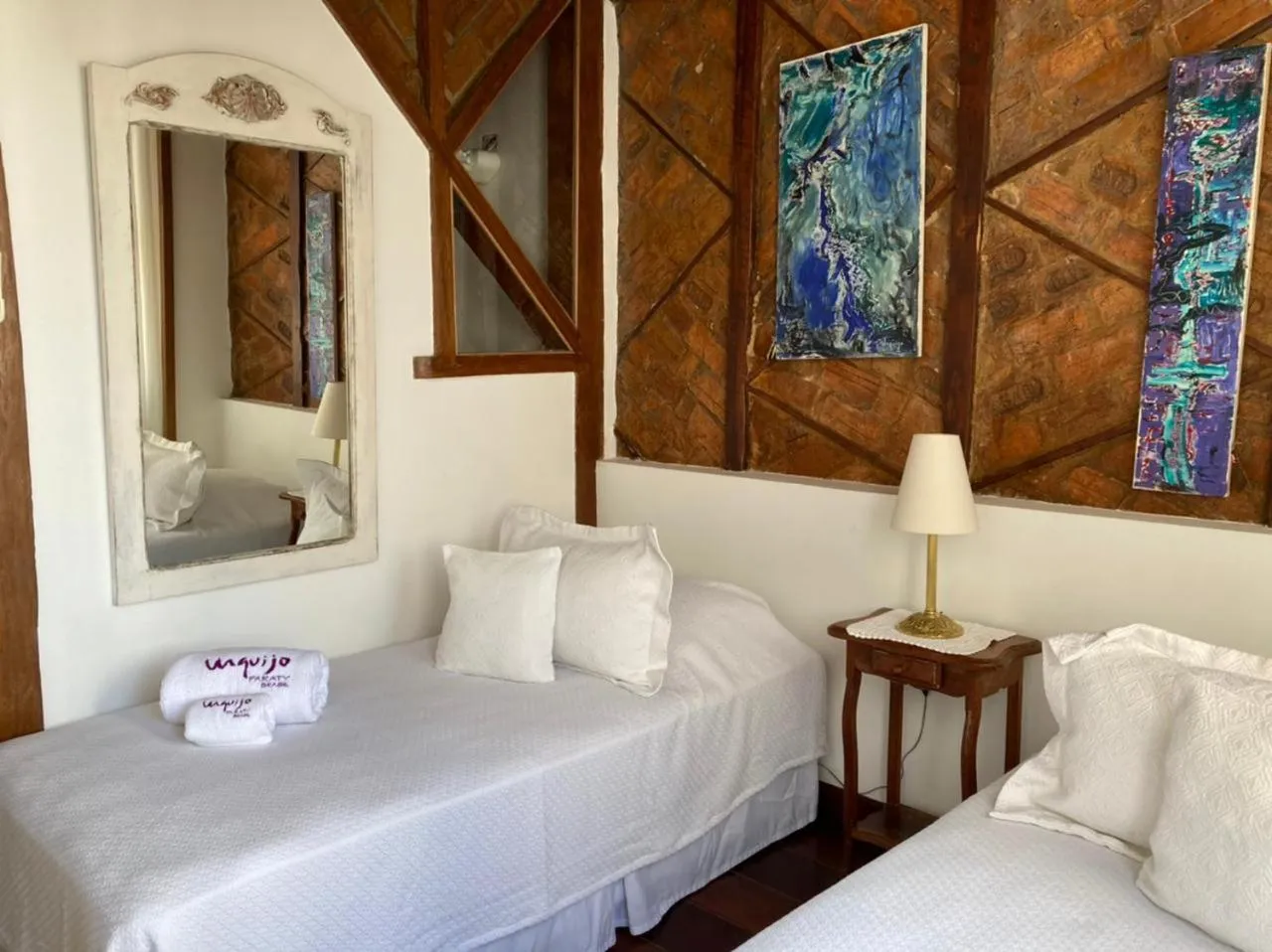 Bed in Pousada Arte Urquijo