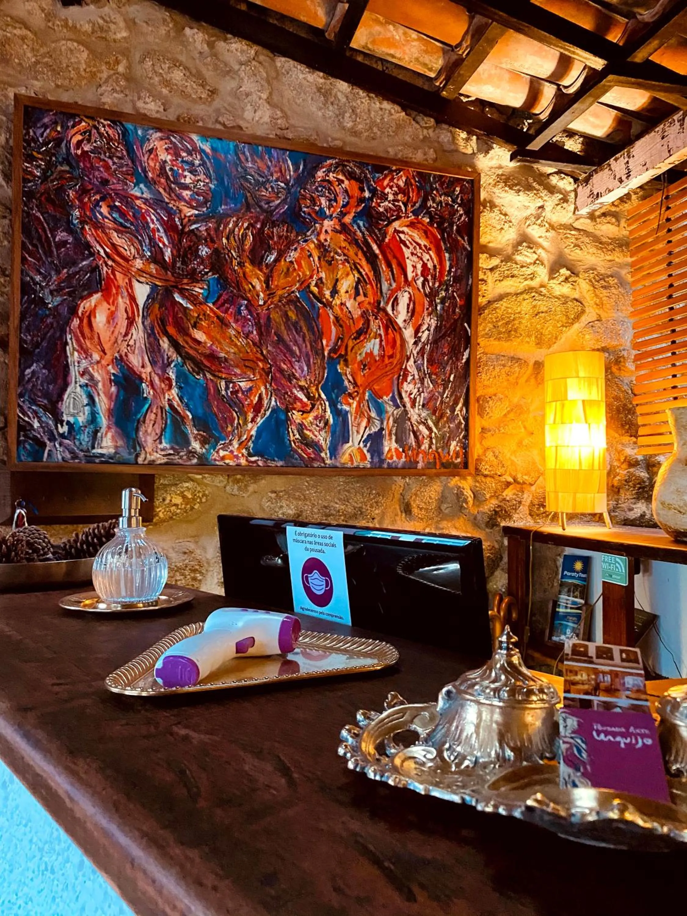 Lobby or reception in Pousada Arte Urquijo