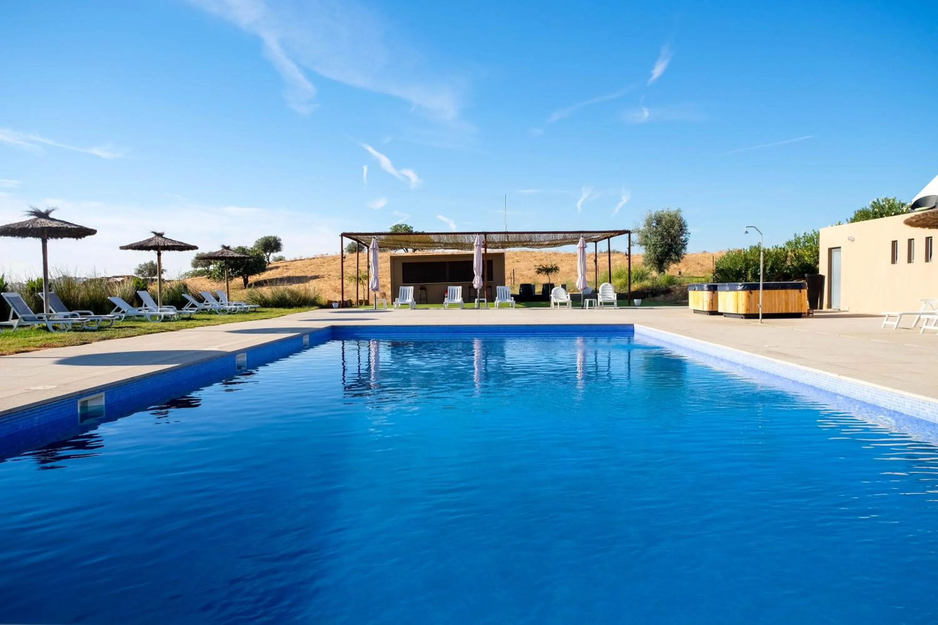 Pool view in Hotel Rural Santo Antonio