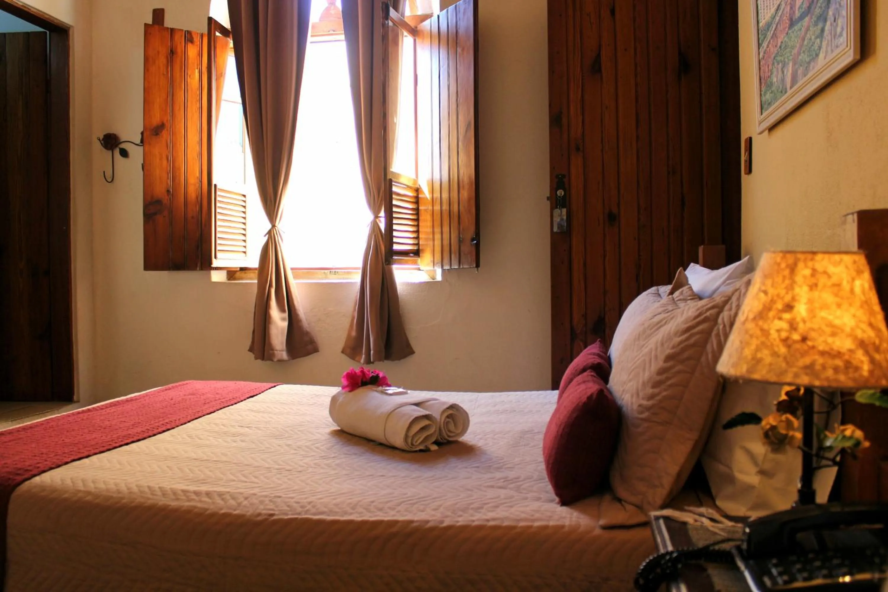 Bed in Pousada Estação do Trem