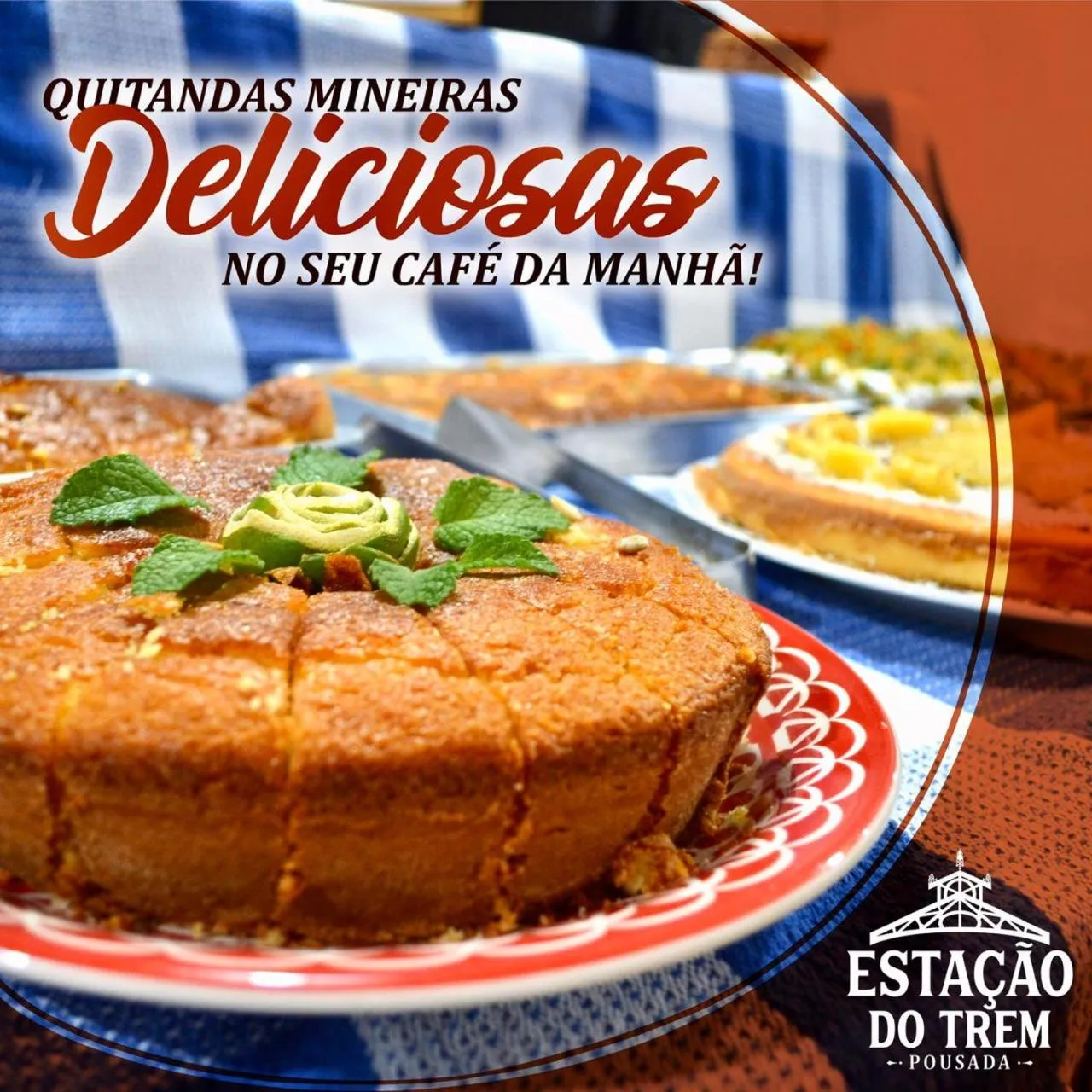 Food and drinks in Pousada Estação do Trem