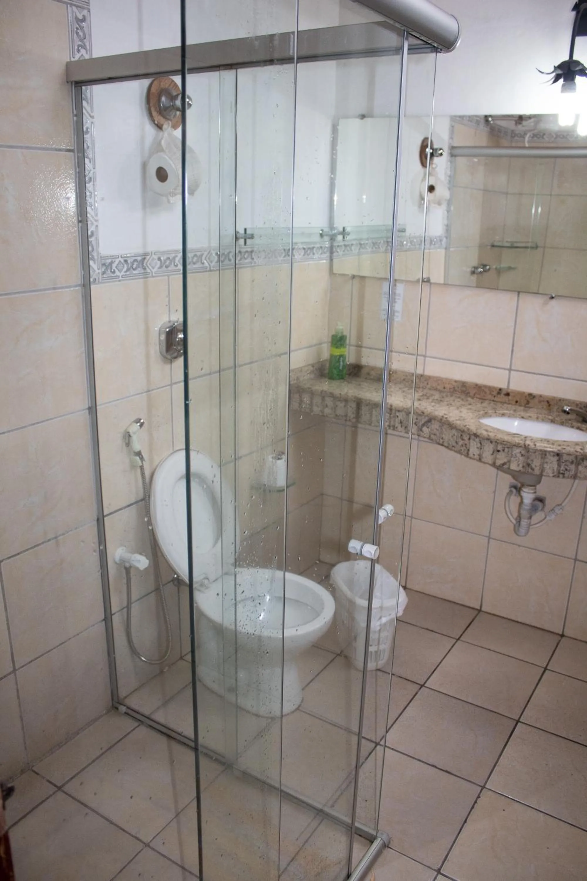 Shower in Pousada Estação do Trem