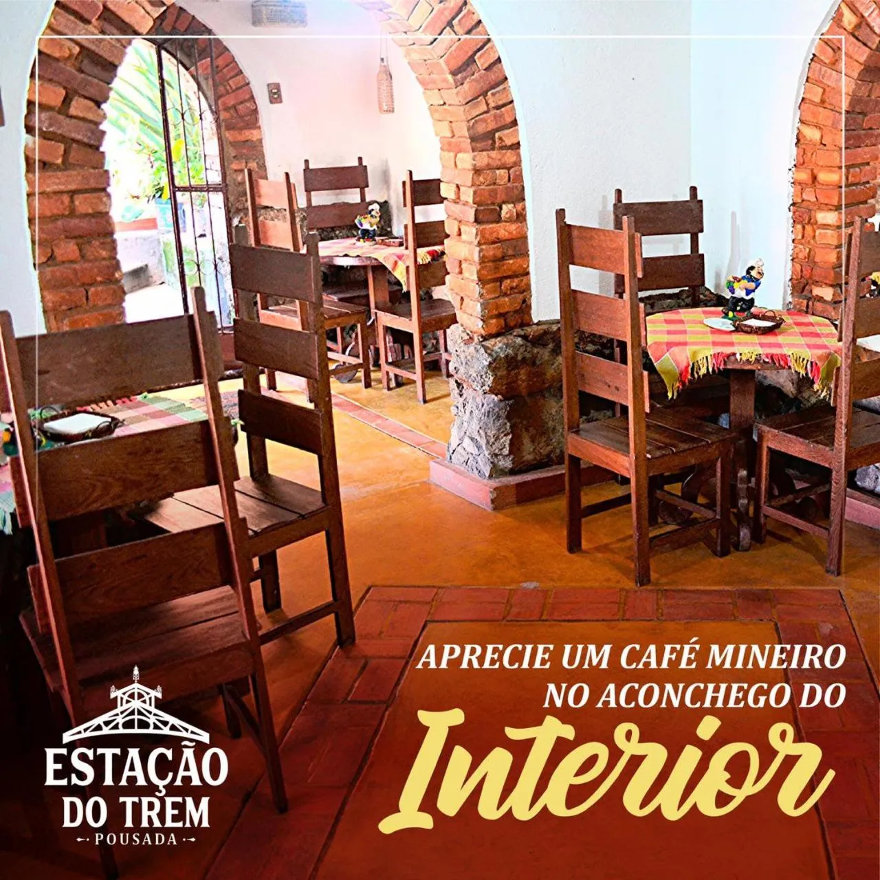 Restaurant/places to eat in Pousada Estação do Trem