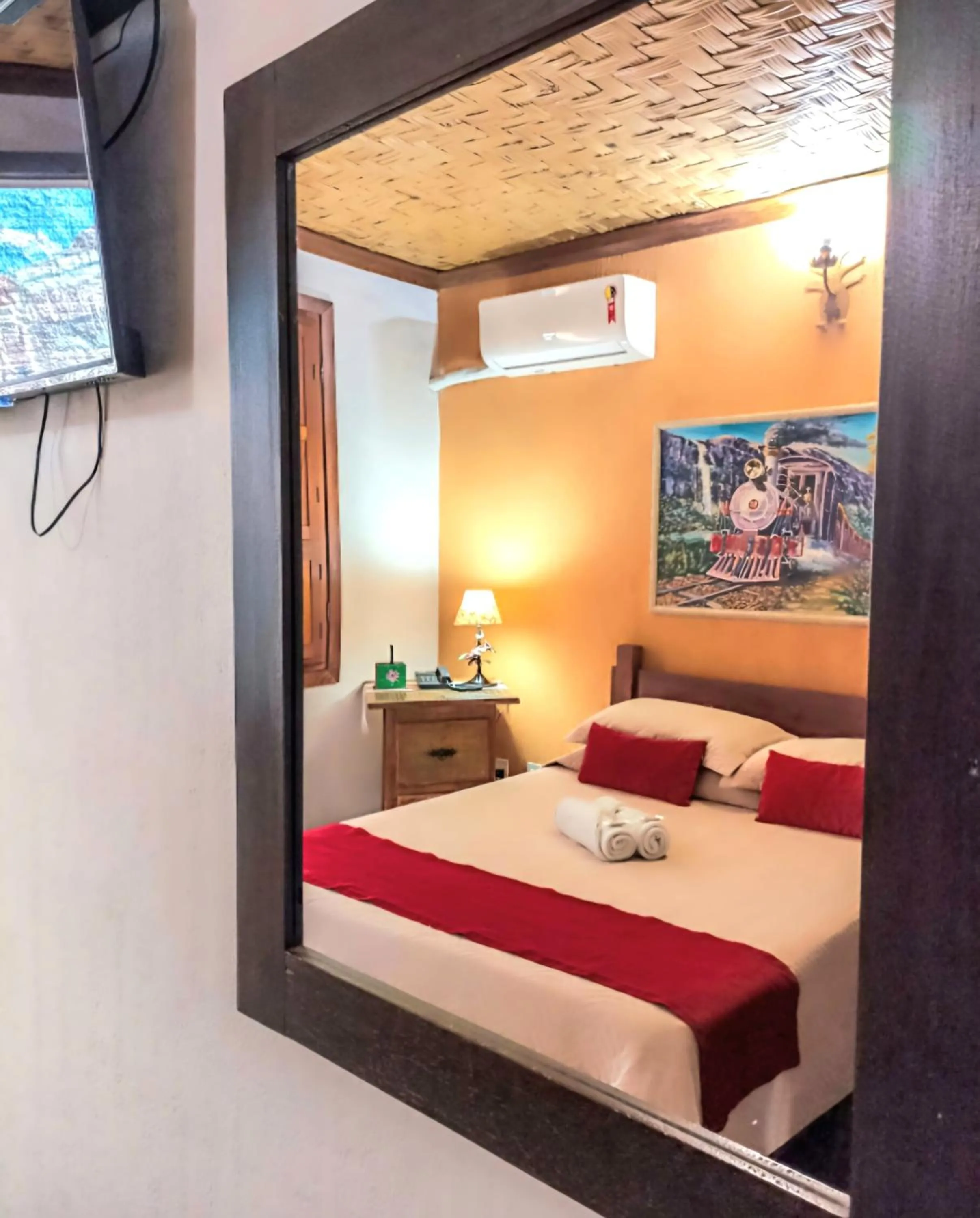 Bed in Pousada Estação do Trem