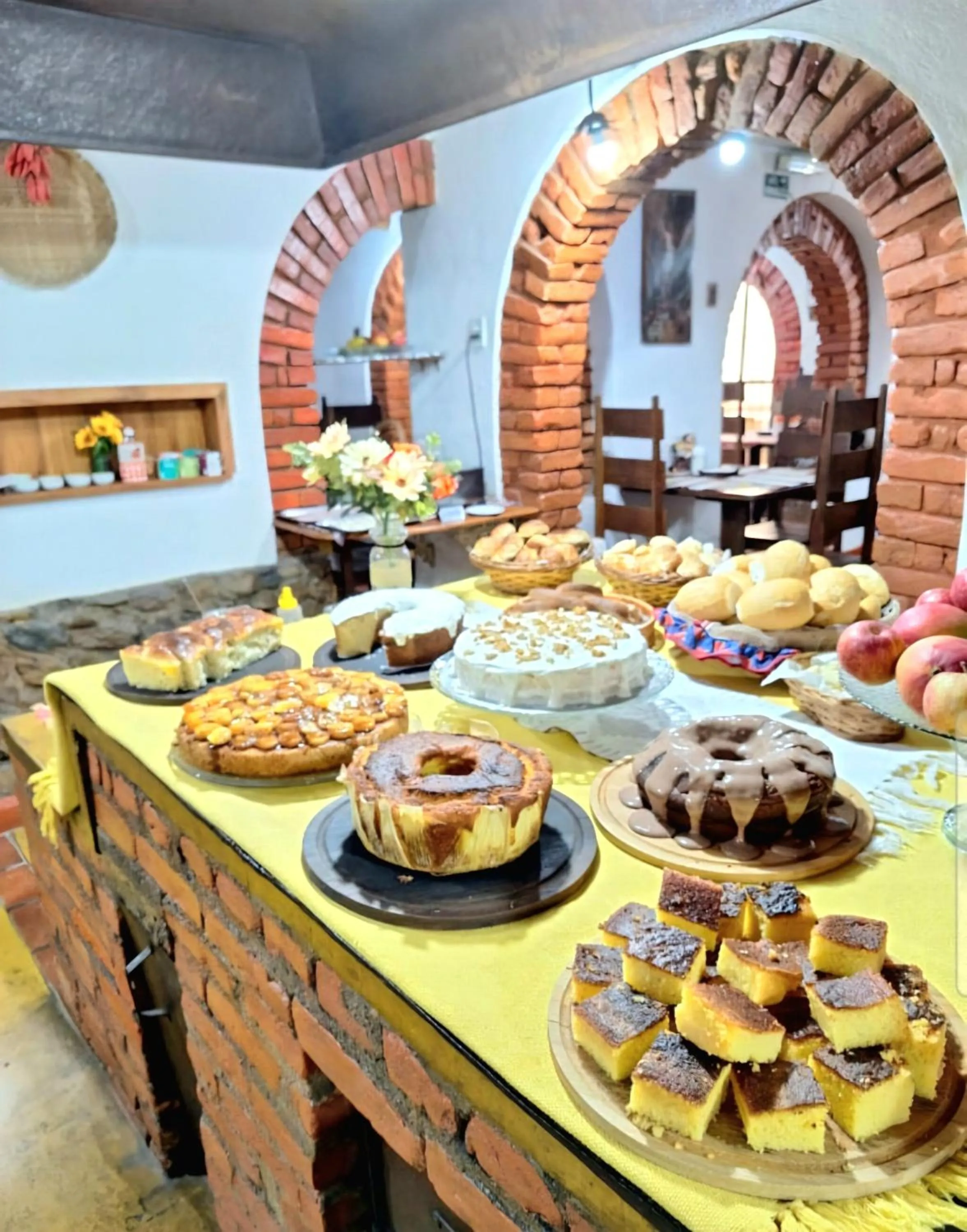 Food and drinks in Pousada Estação do Trem