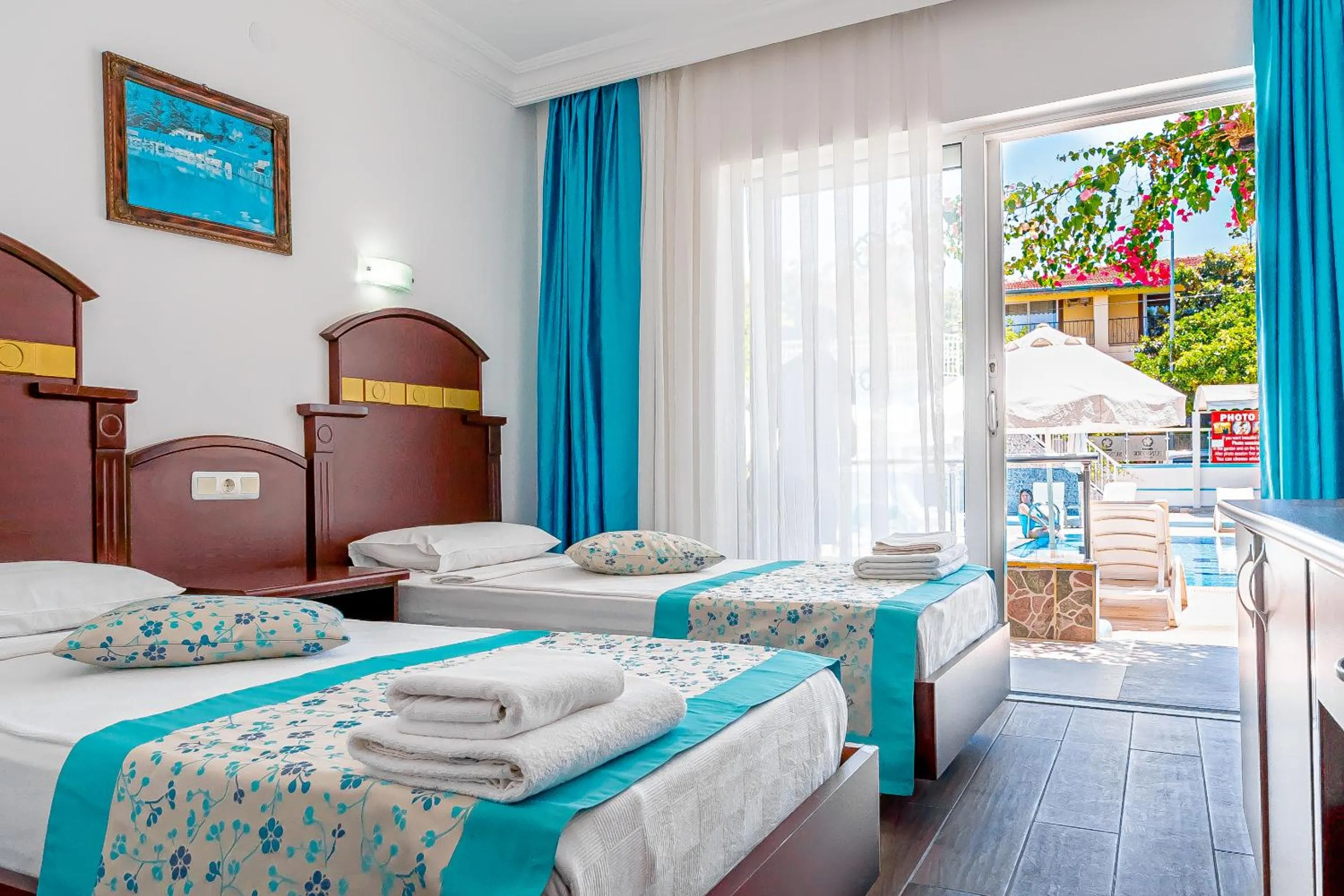 Photo of the whole room, Bed in Sunberk Hotel