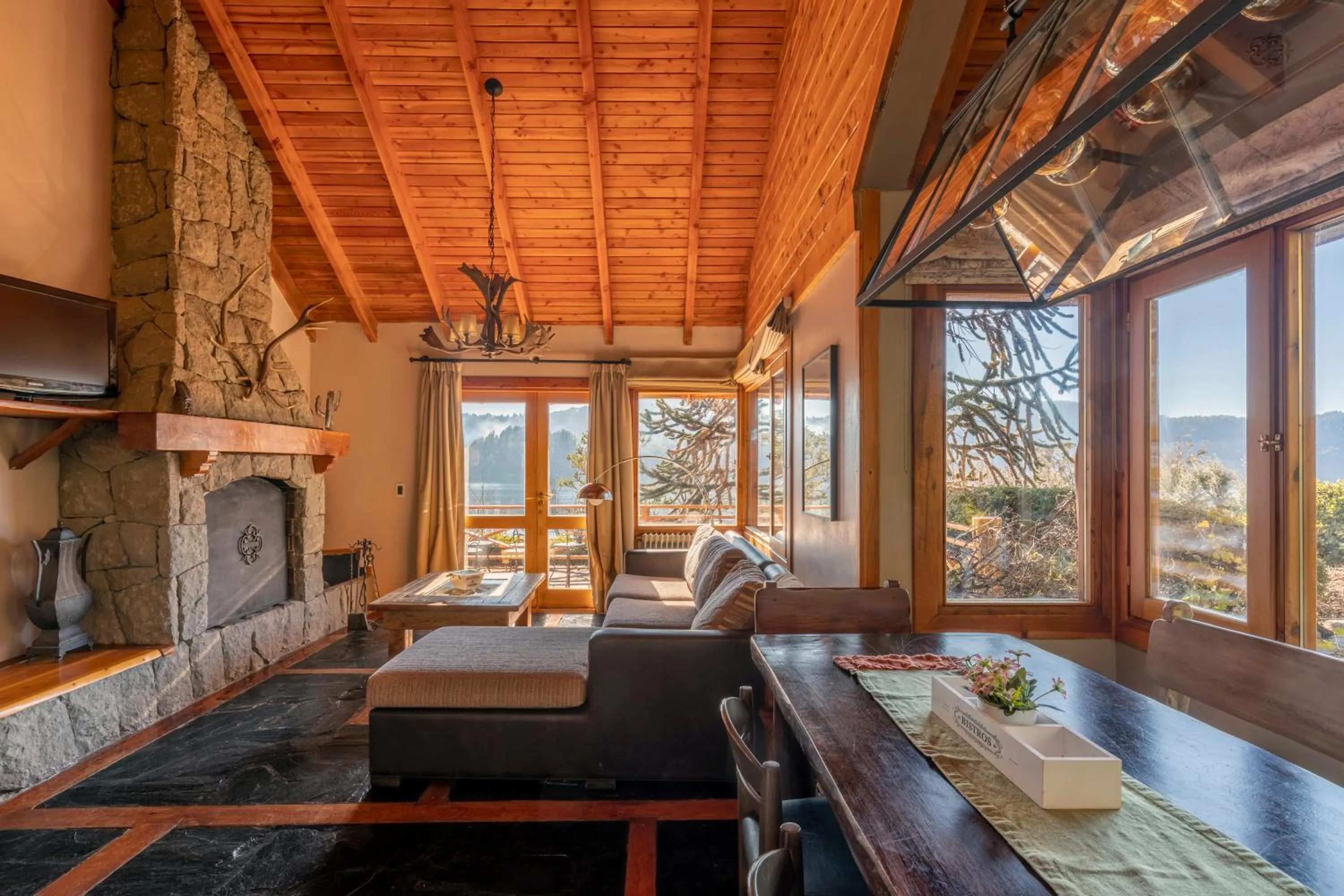 Natural landscape in Cabañas Puerto Pireo