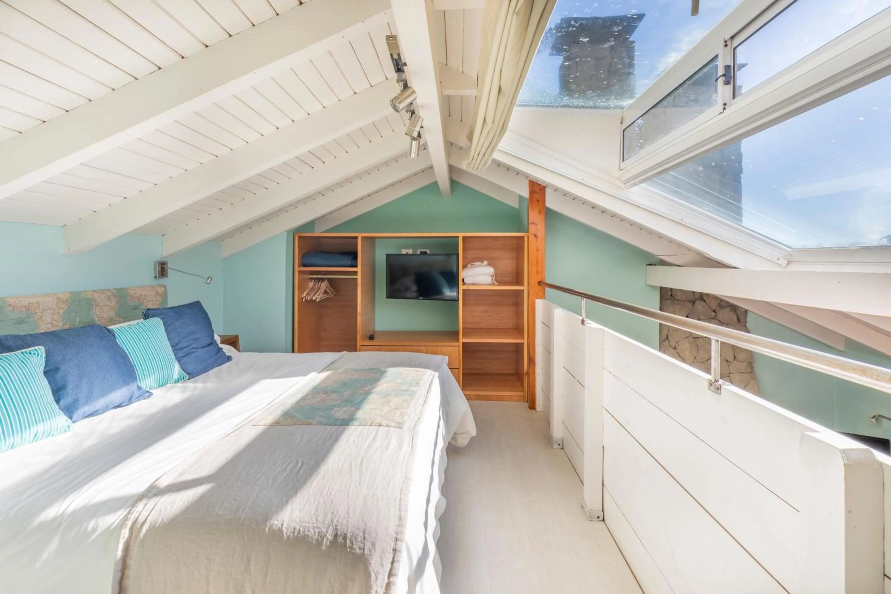 Bedroom, Bed in Cabañas Puerto Pireo