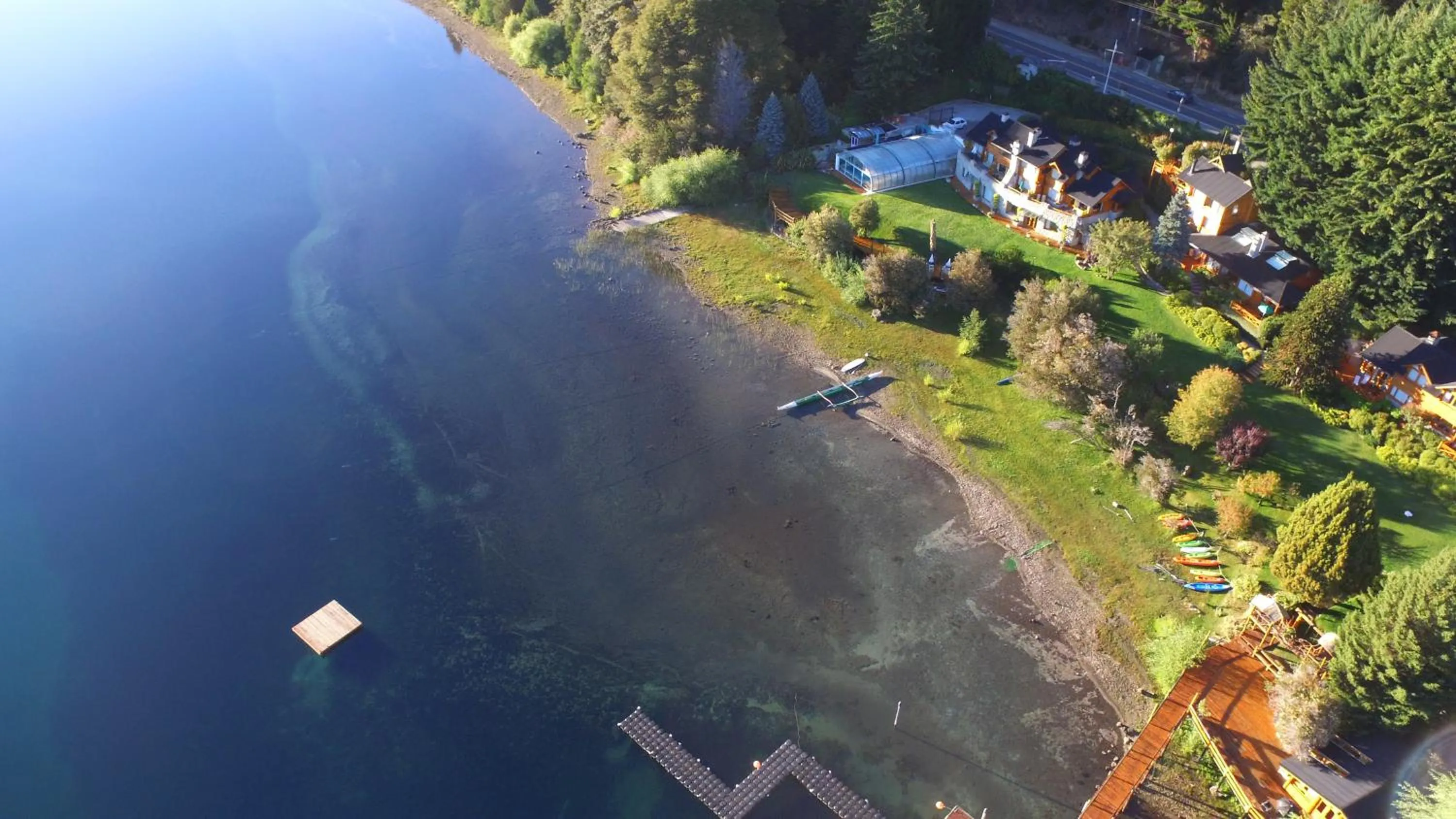 Bird's eye view in Cabañas Puerto Pireo