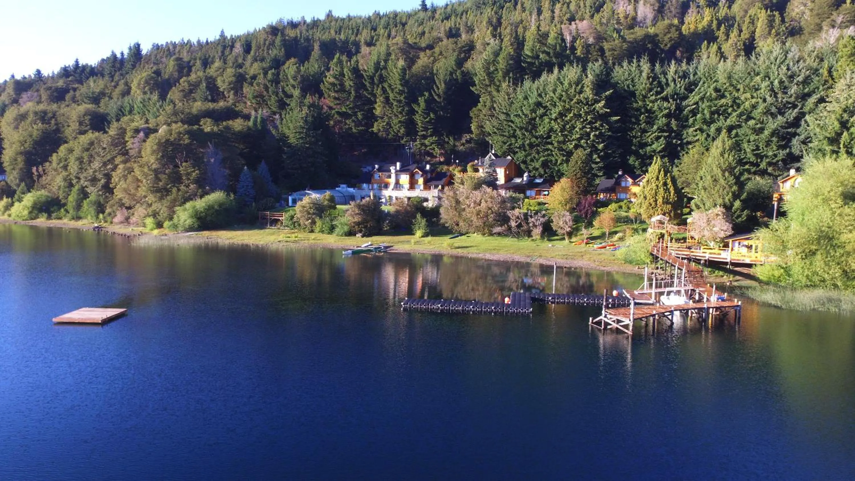 Bird's eye view in Cabañas Puerto Pireo