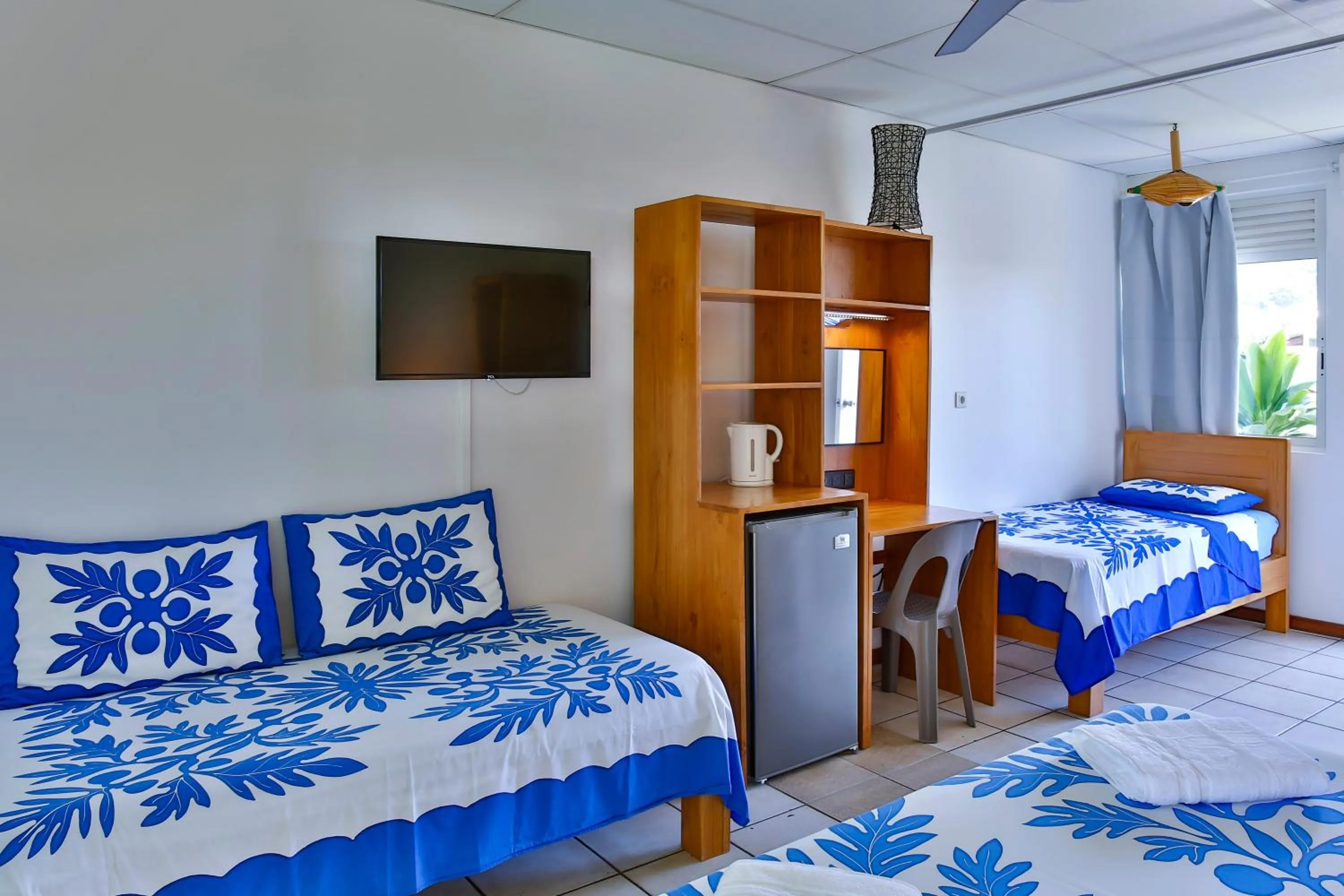 Bed in Pension De La Plage